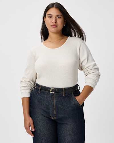 Organic Cotton Micro-Rib Long Sleeve Tee