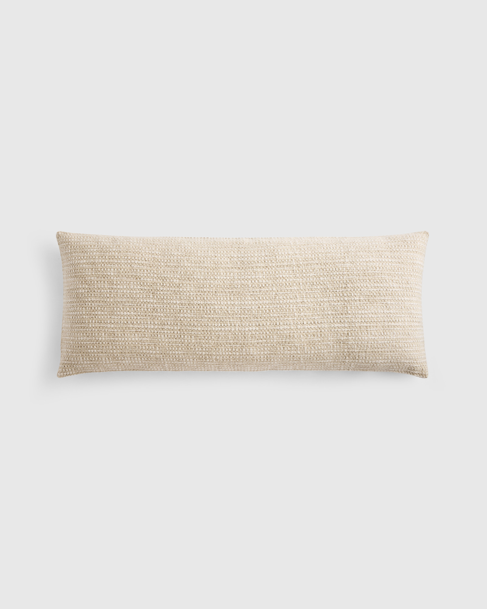Wool Linen Textured Lumbar Pillow Cover