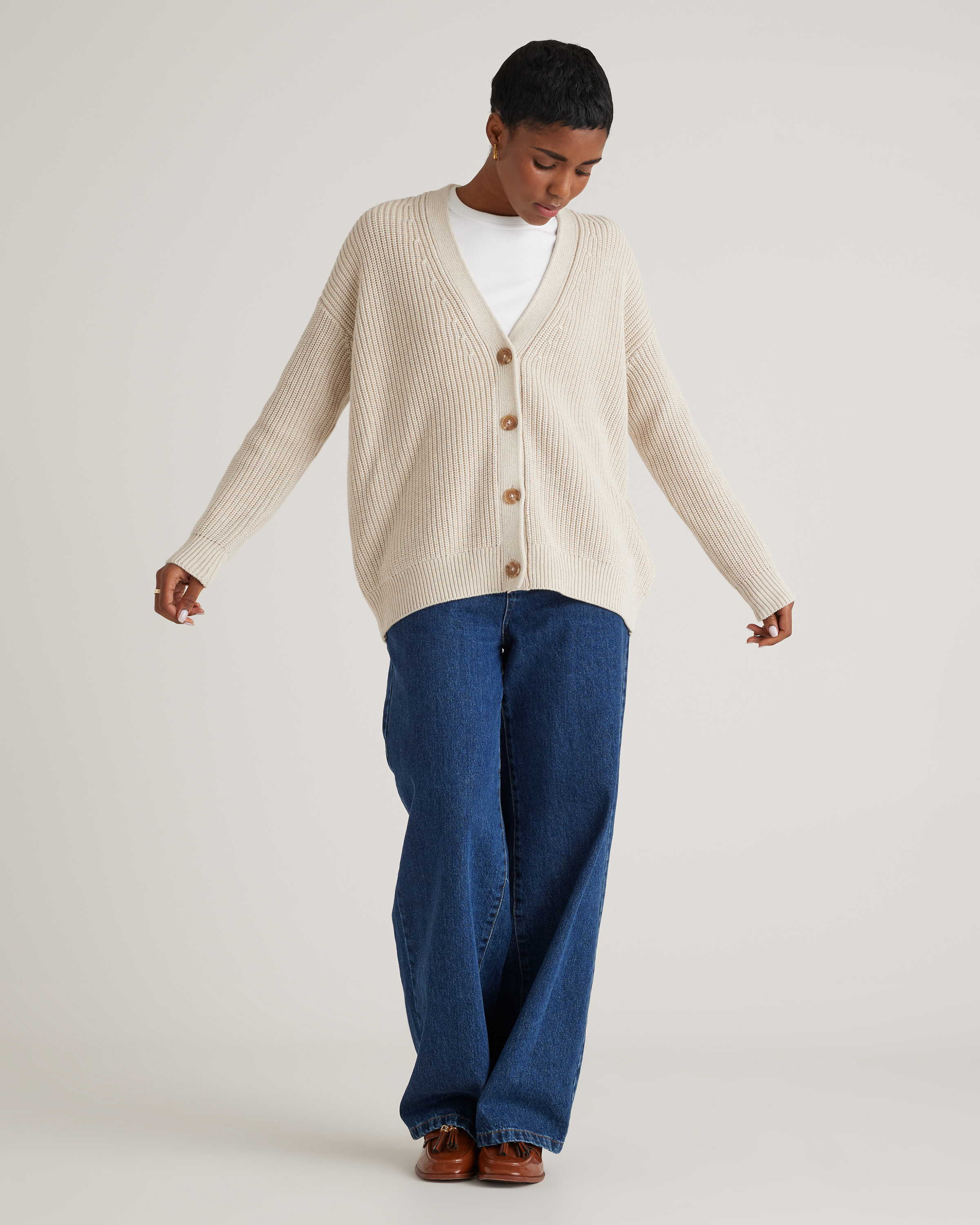 doublet OVERSIZED CUT―OFF CARDIGAN M OVERSIZED CUT-OFF CARDIGAN (23SS38KN108) | doublet / トップス (MEN