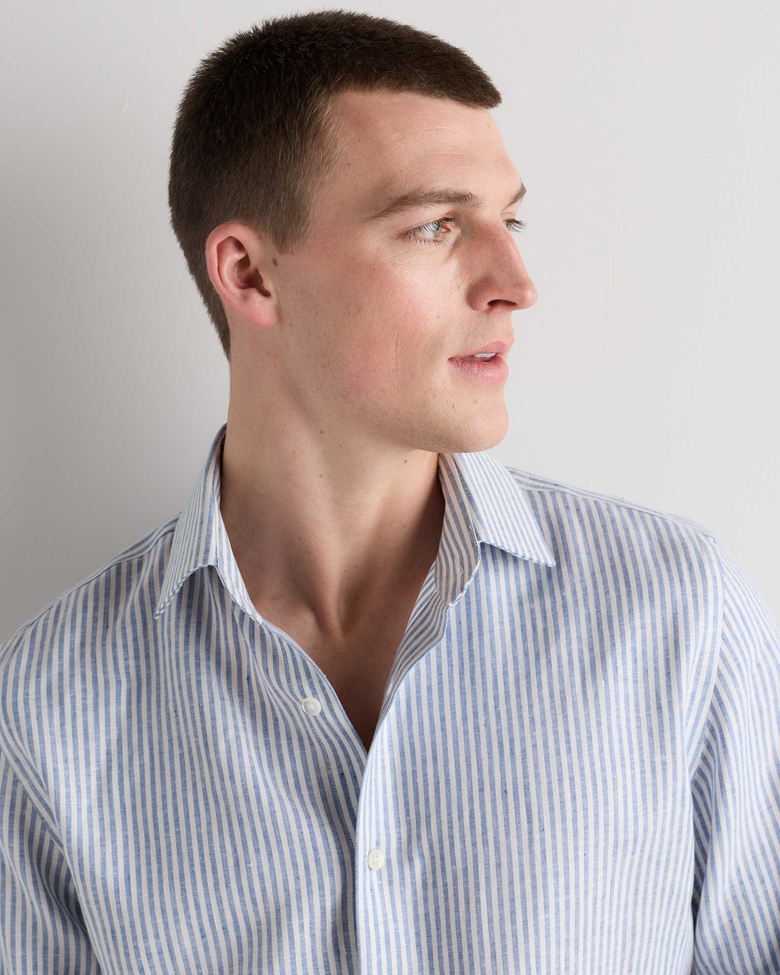 european cut dress shirts Classic Cutaway Collar Dress Shirt