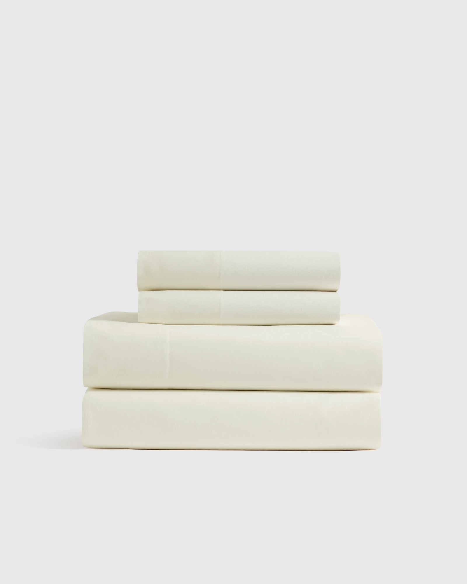 Organic Crisp Percale Sheet Set - Queen- Dusty Olive