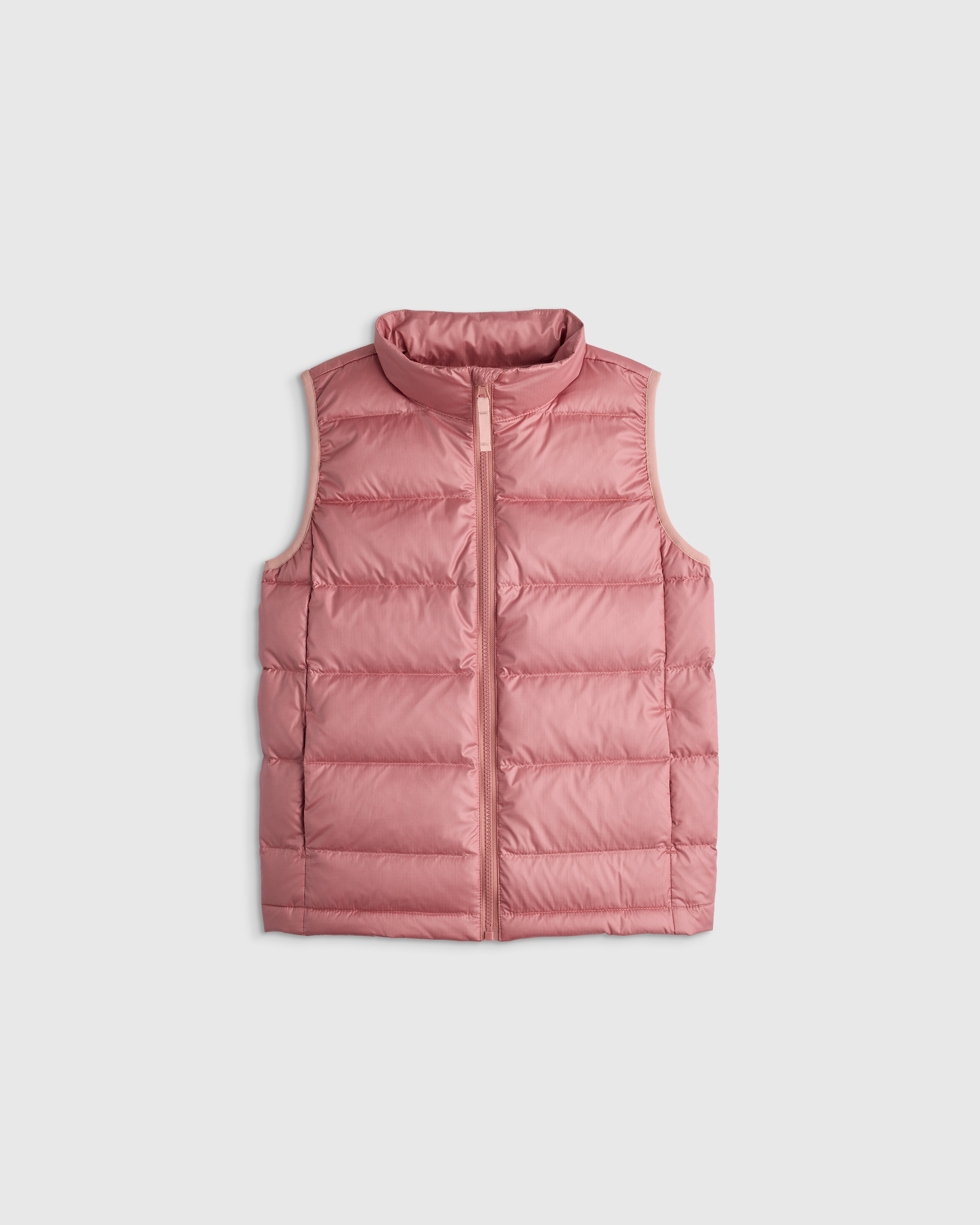 Dusty Rose Lightweight Down Puffer Vest