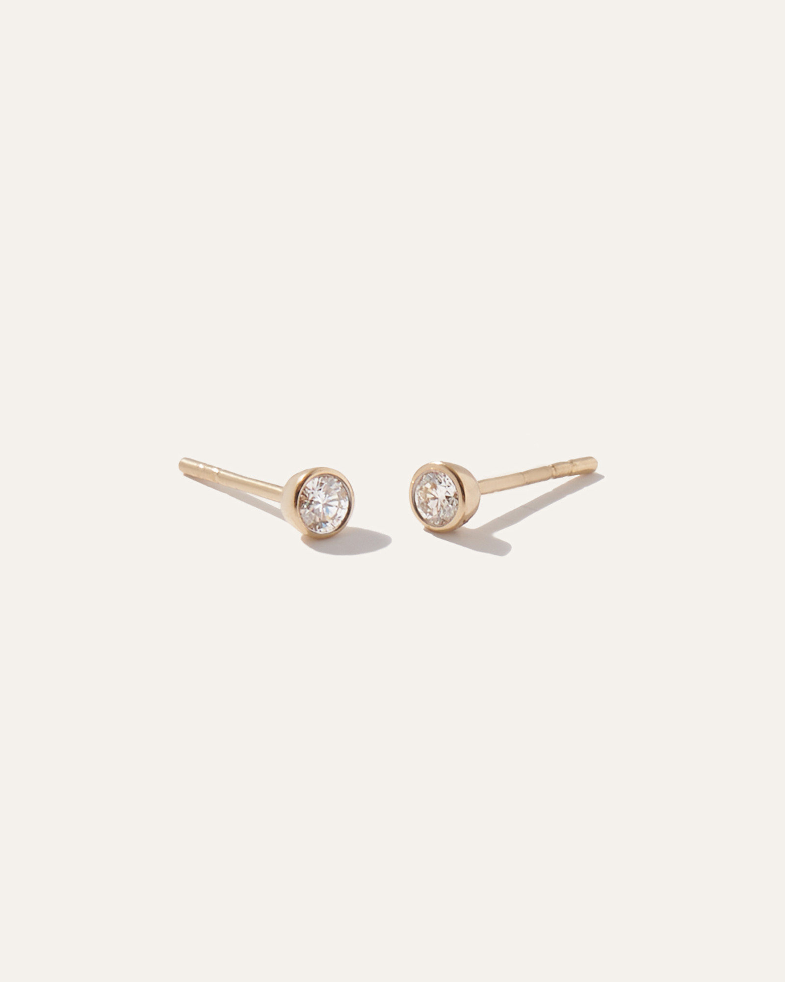 mini bezel studs