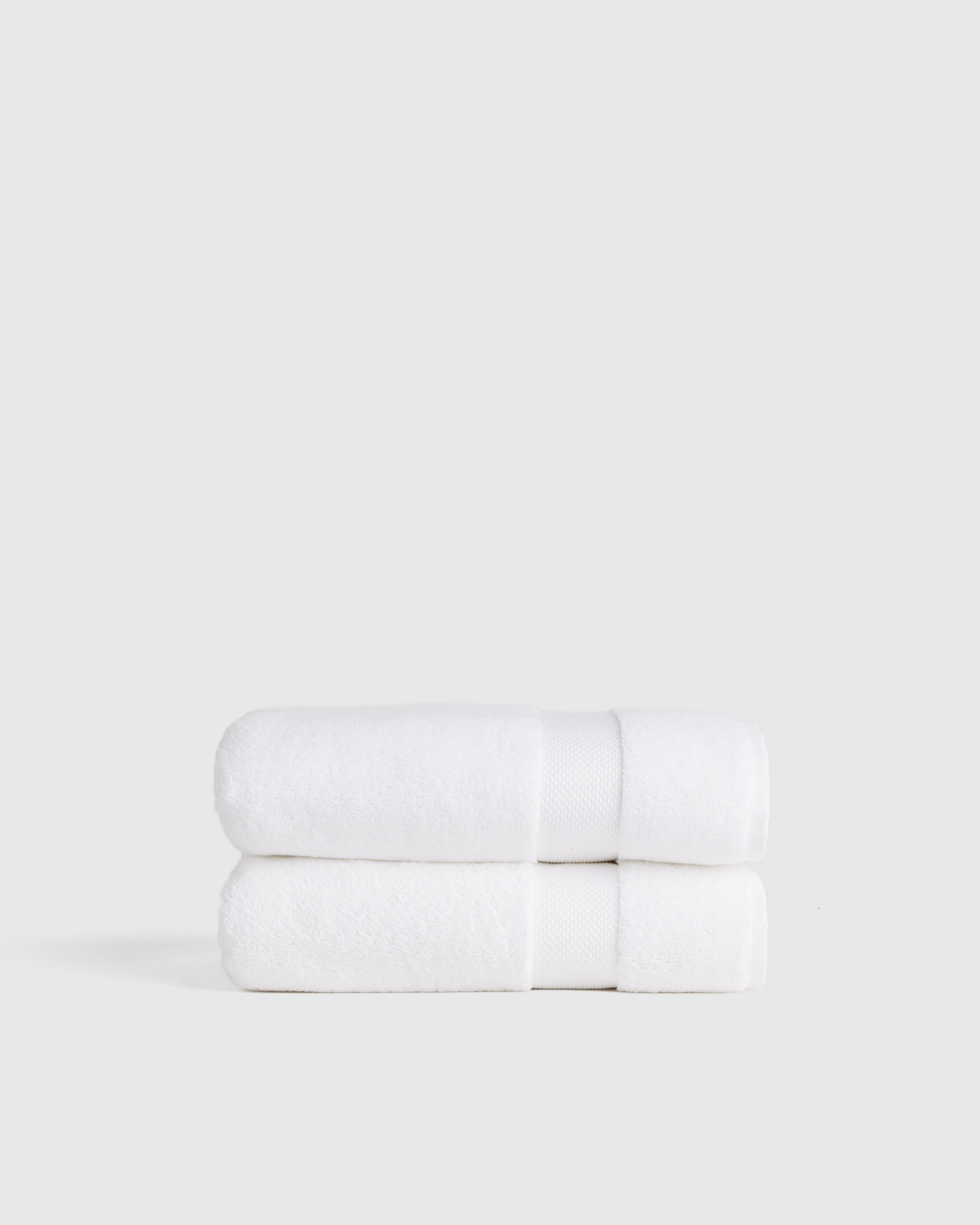 White Turkish Ultra Plush Bath Towel (Set of 2)