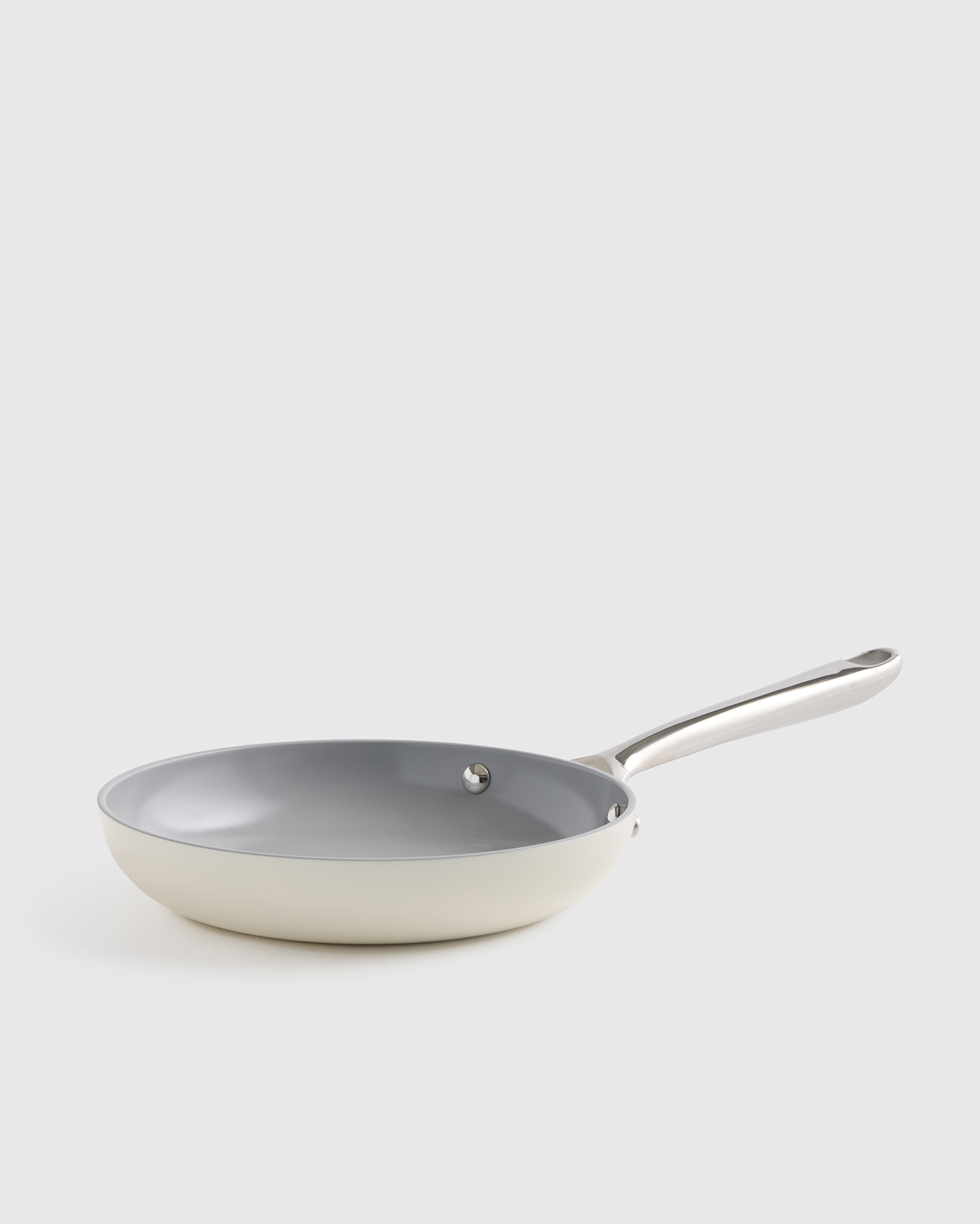 Ceramic Nonstick 8" Frying Pan - 8", Ivory