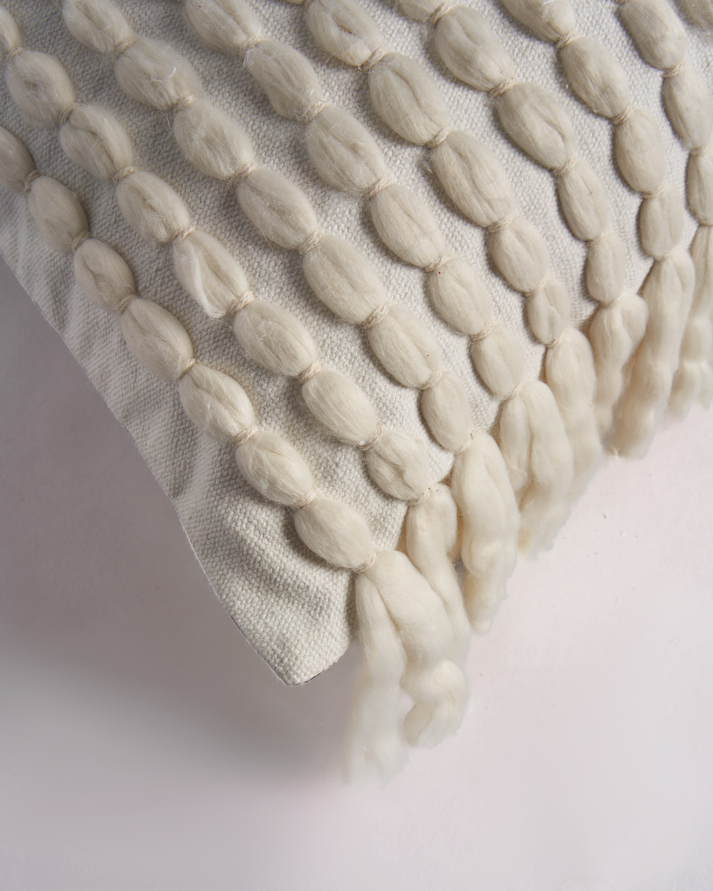 Dana Wool Fringe Pillow Cover (Set of 2) - Thumbnail 5