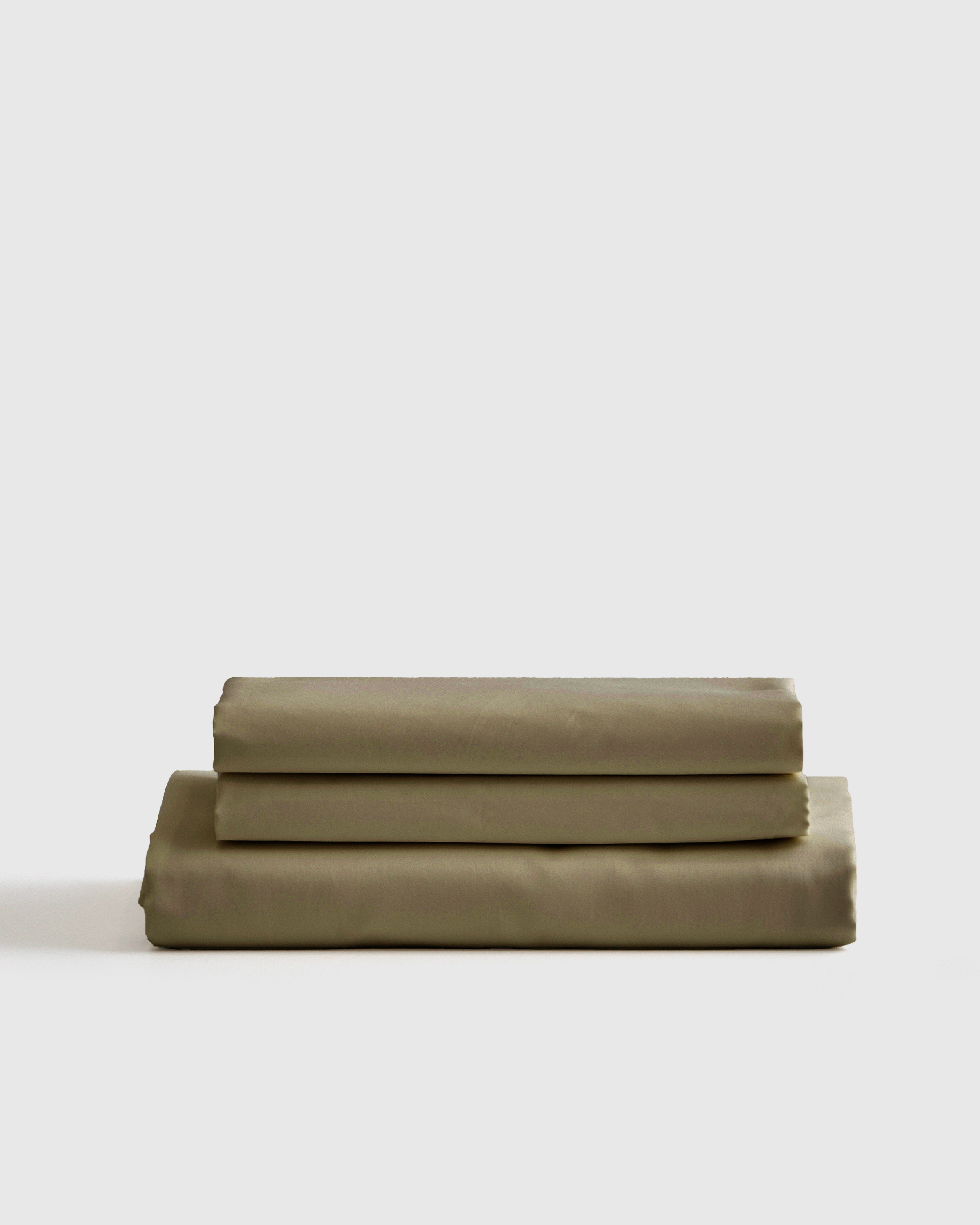 Aloe Luxury Organic Sateen Fitted Sheet Set
