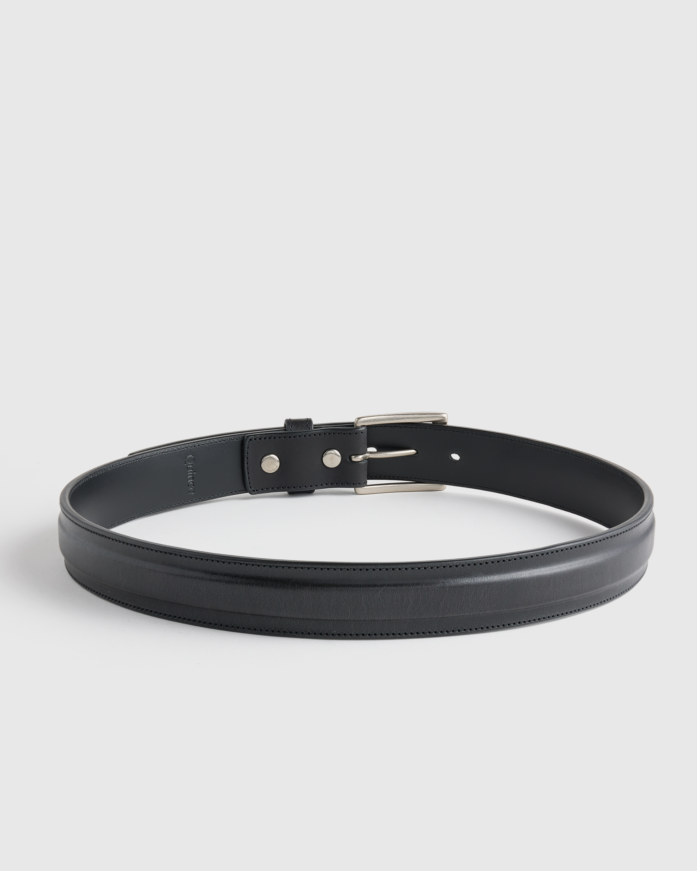 thin black dress belt Rosin Studios Leather and Chain Wrap Waist or a pair of chic trousers Thin Black Belt With Silver