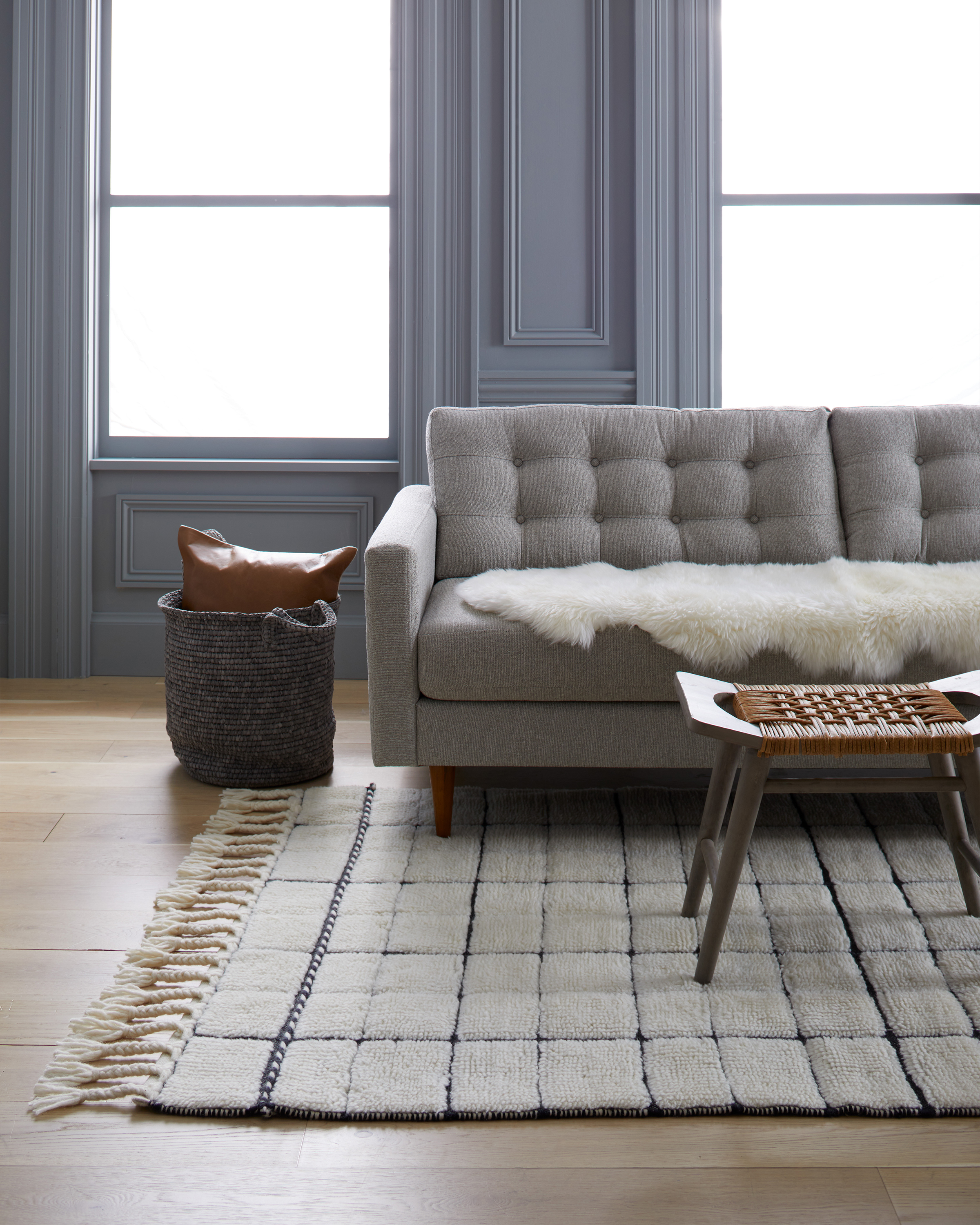 Rima Wool Shag Rug 3