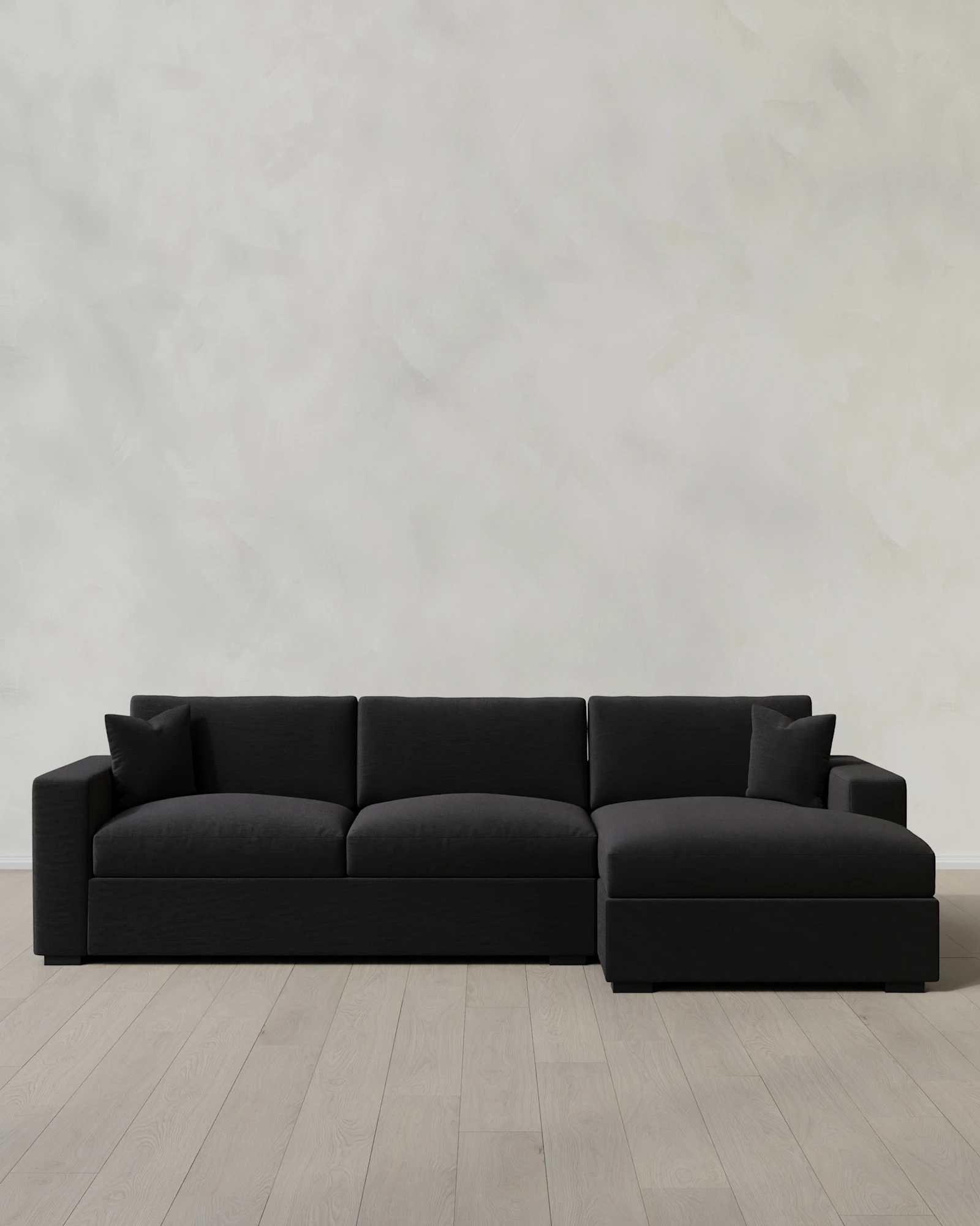 Oasis 2-Piece Chaise Sectional in Performance Linen