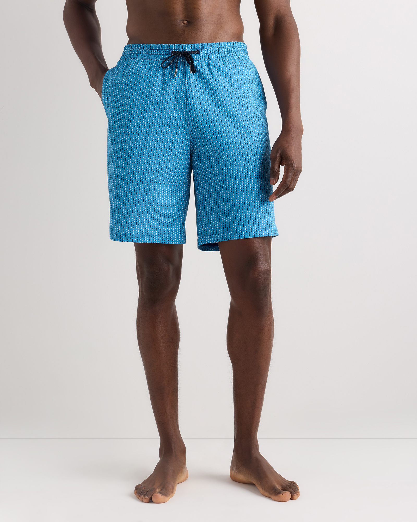 Diamond Geo Italian Swim Trunks - 9"
