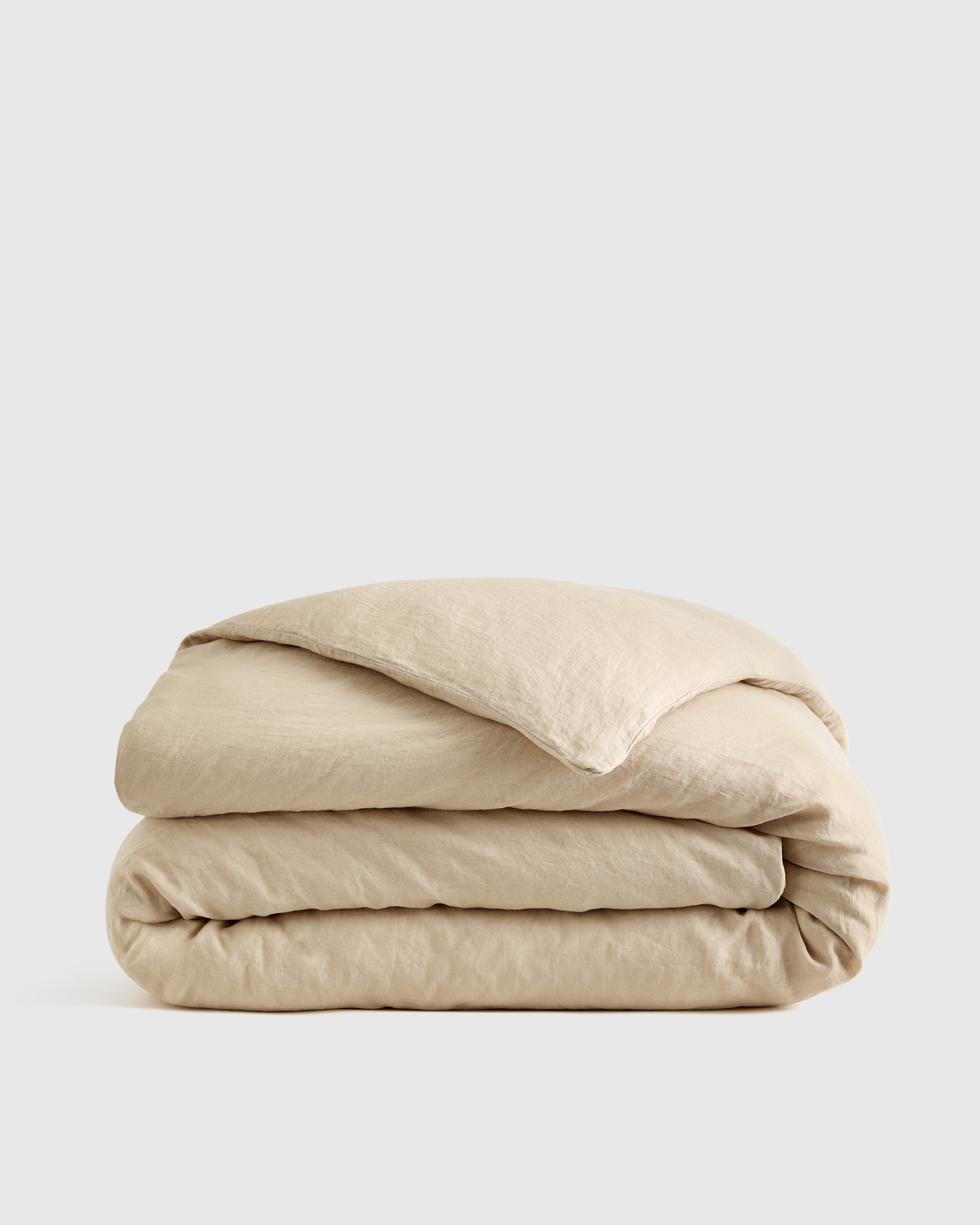 Oat European Linen Duvet Cover