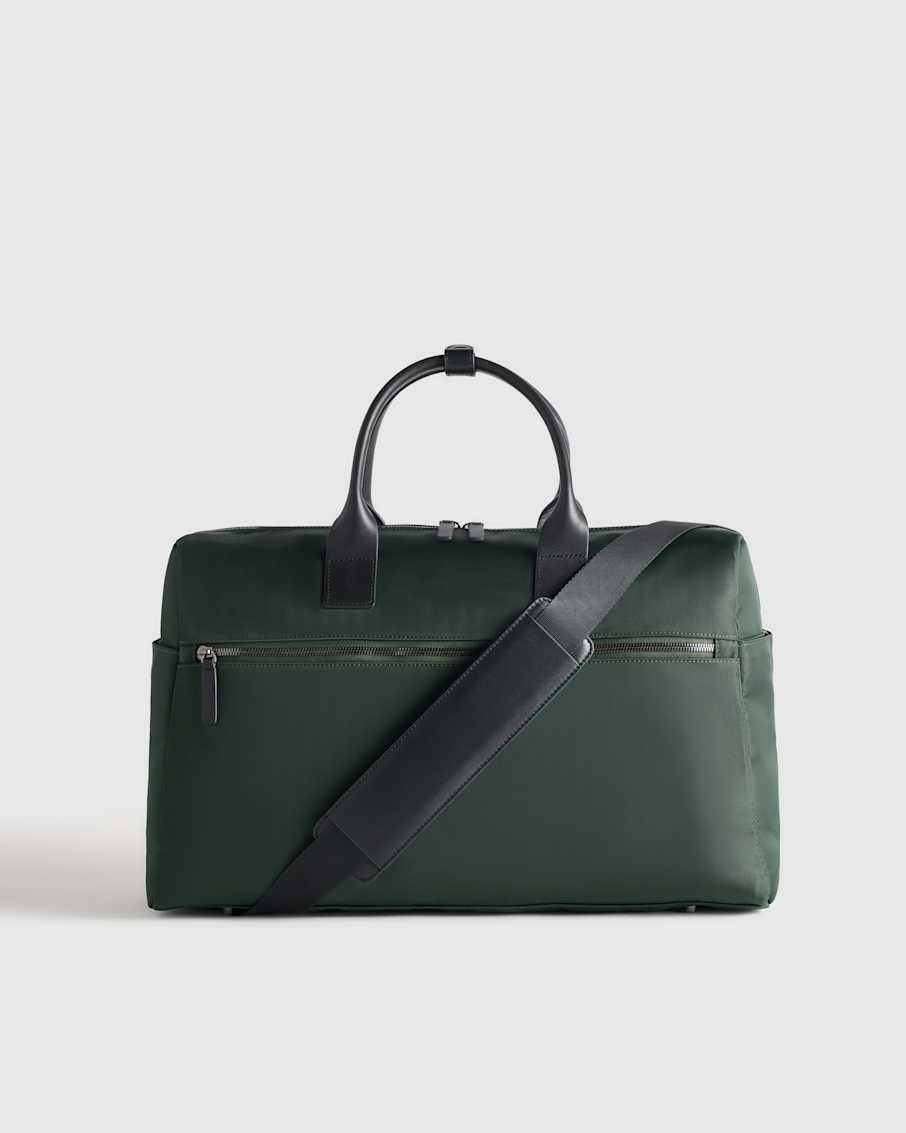 Italian Leather Triple Compartment Shopper Tote