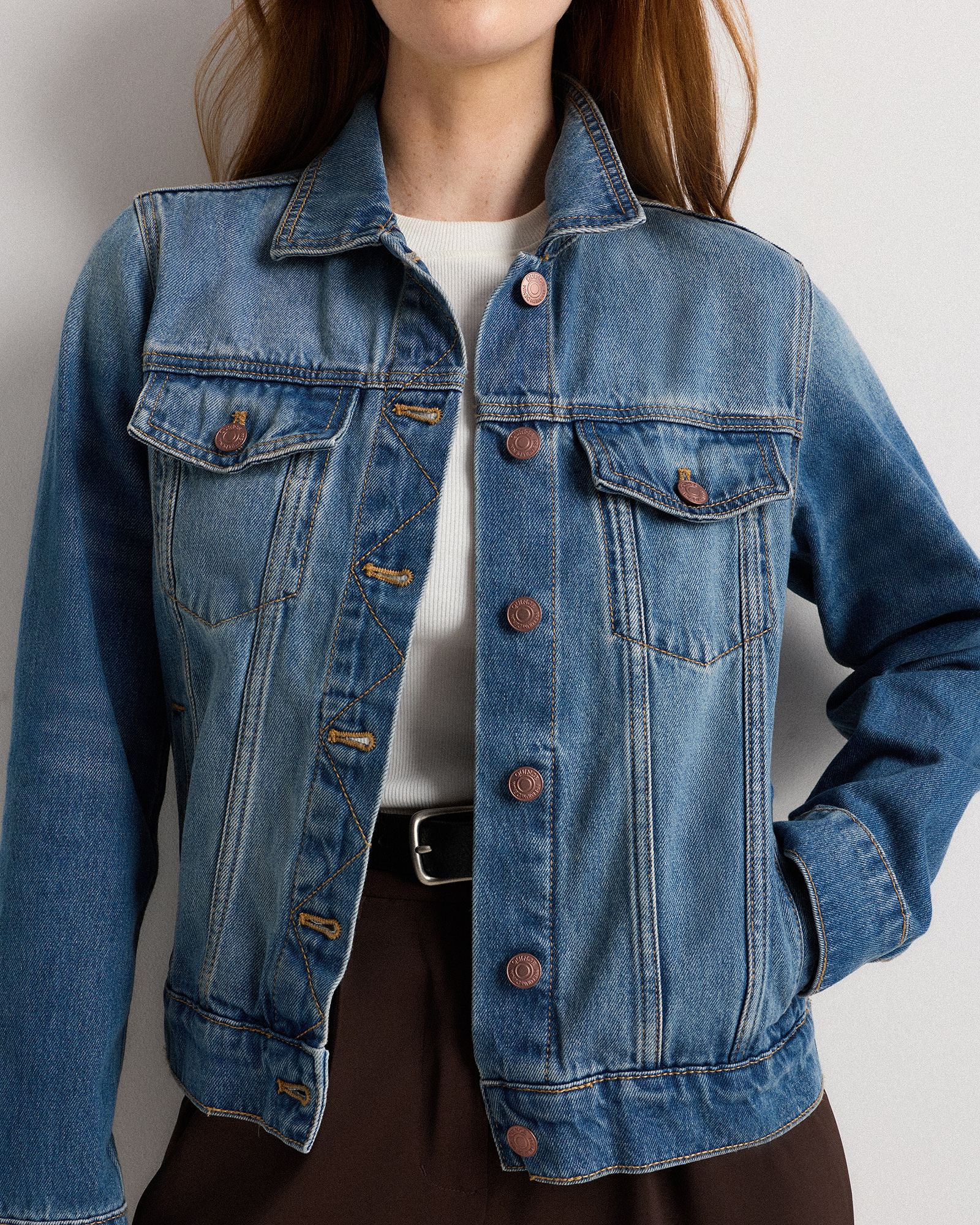 Women's 100% Organic Cotton Denim Jacket