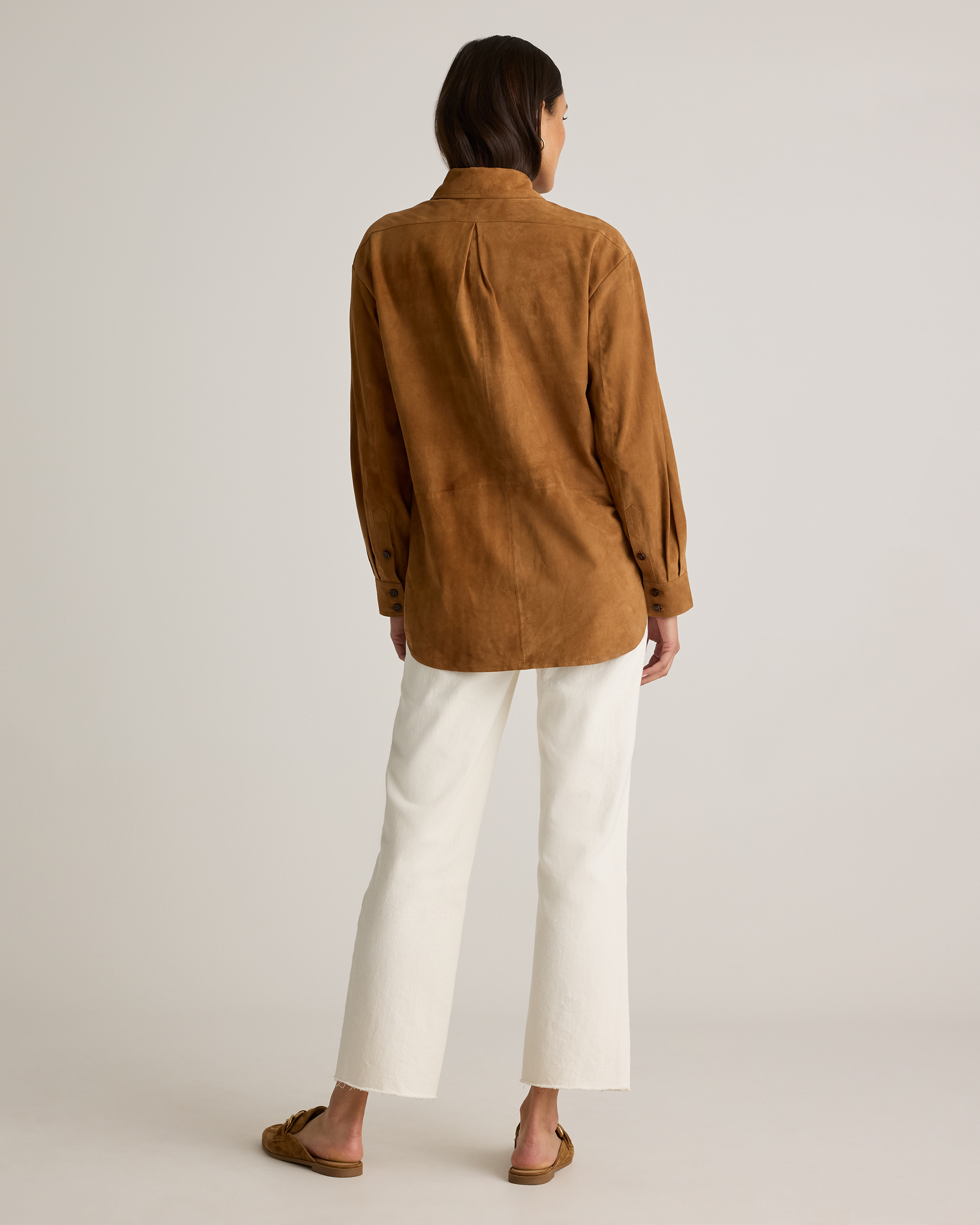100% Suede Overshirt