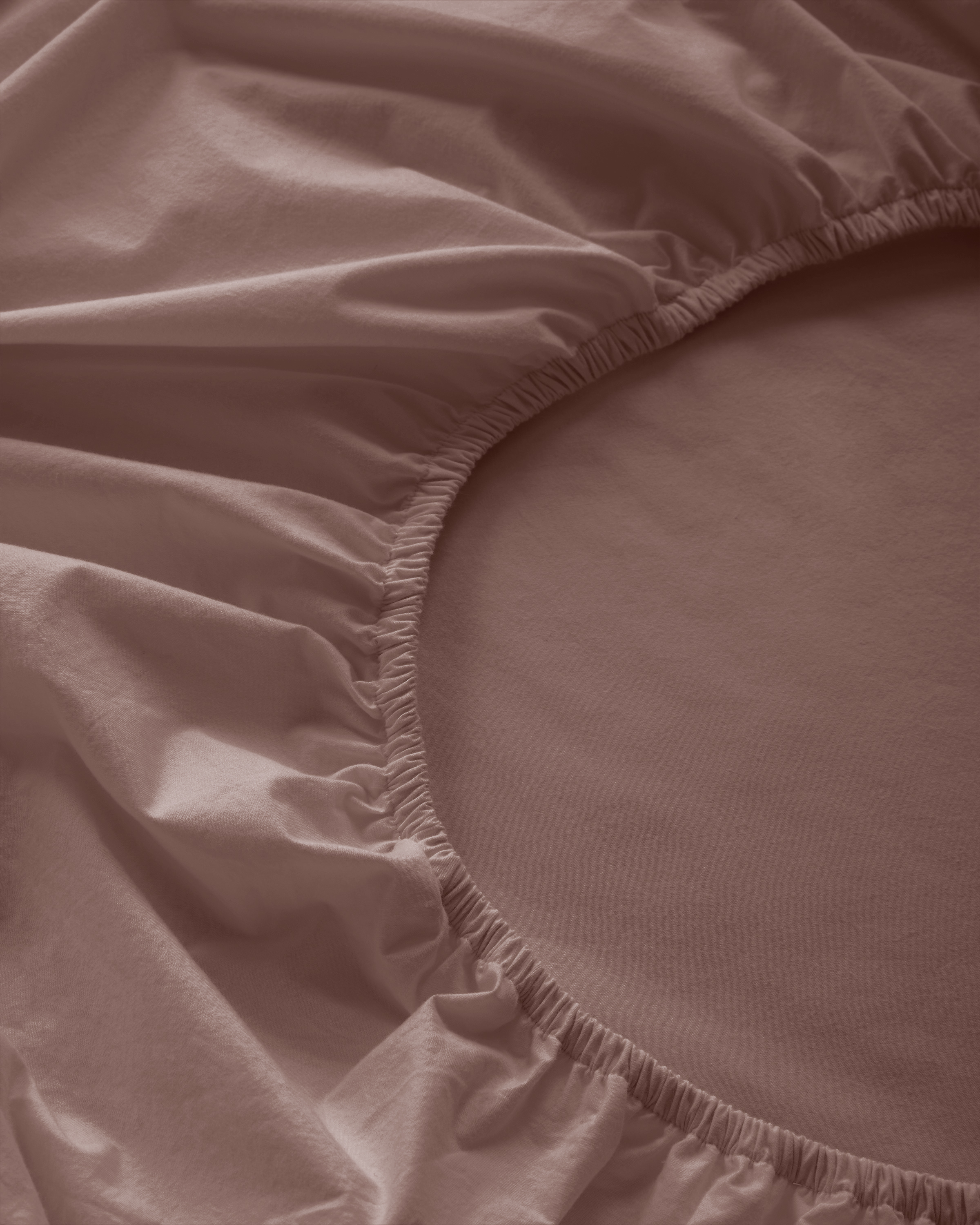 Organic Brushed Cotton Sheet Set - Fig, Queen