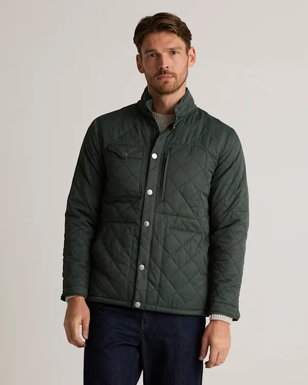 Featherless Quilted Utility Jacket