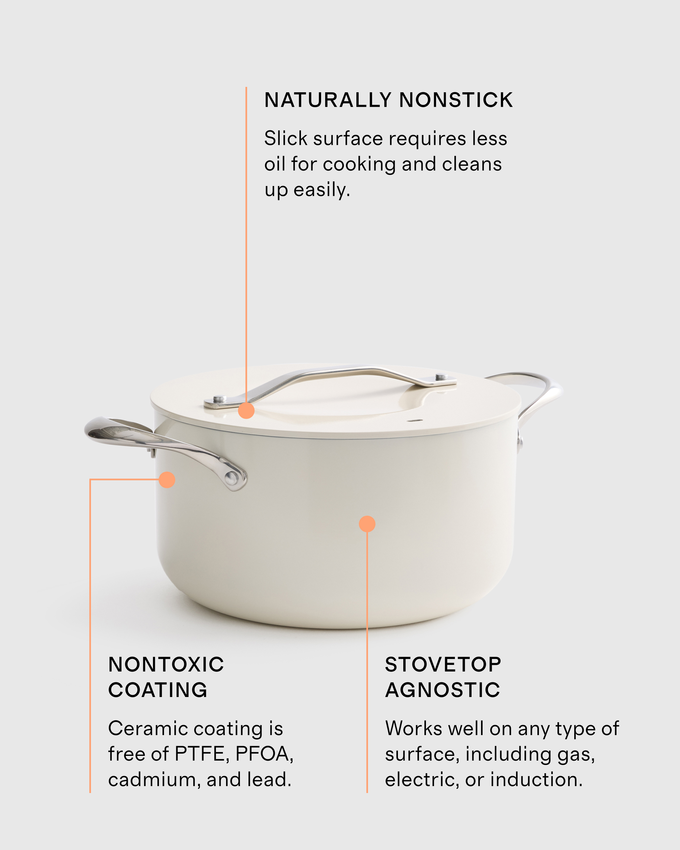 Ceramic Nonstick Soup Pot
