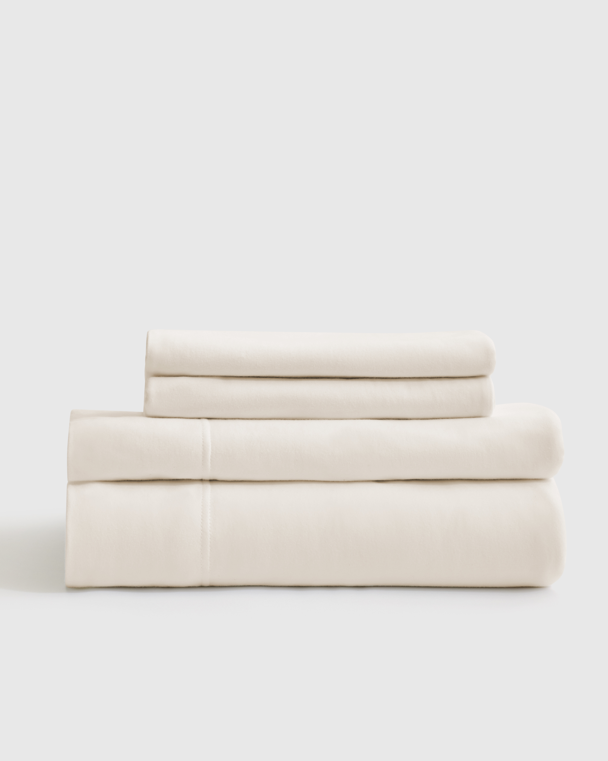 Organic Jersey Sheet Set, Natural, Twin XL
