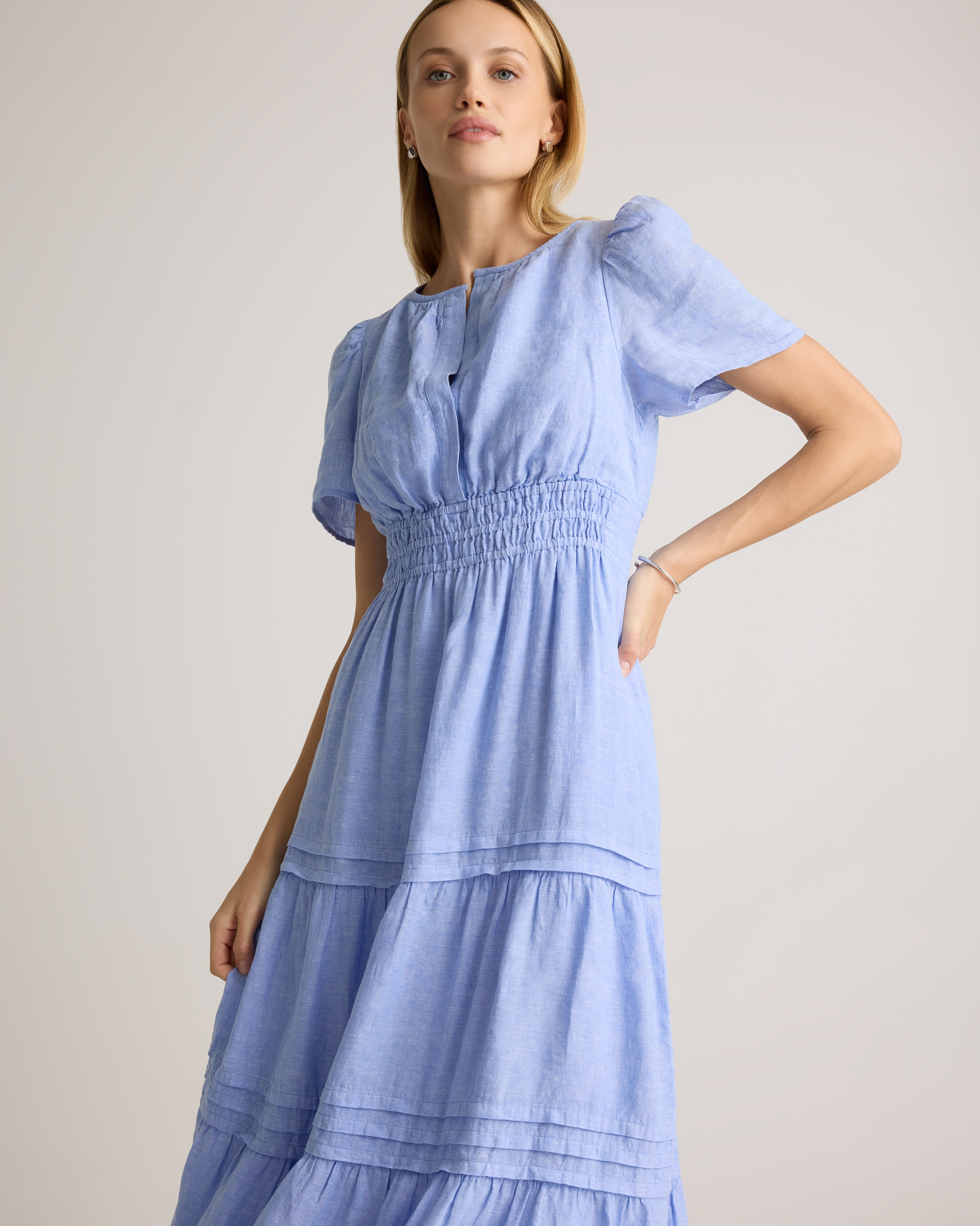 french blue dress French Blue Bridesmaid Dress Shiny Satin Size 0X