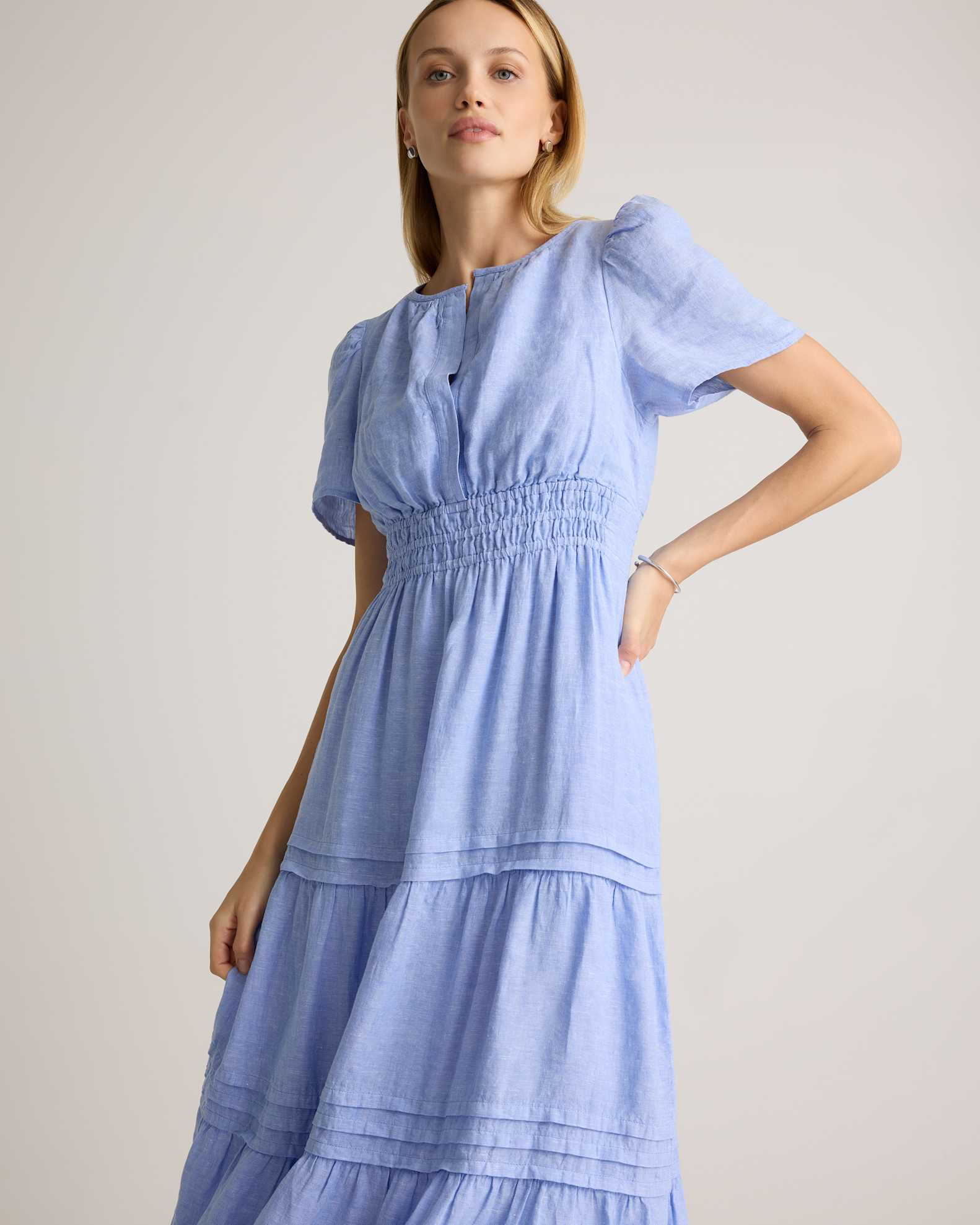 french blue dress French Blue Bridesmaid Dress Shiny Satin Size 0X