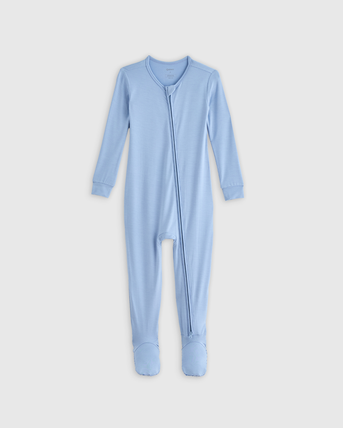 Eternal Blue Bamboo Footie Pajama