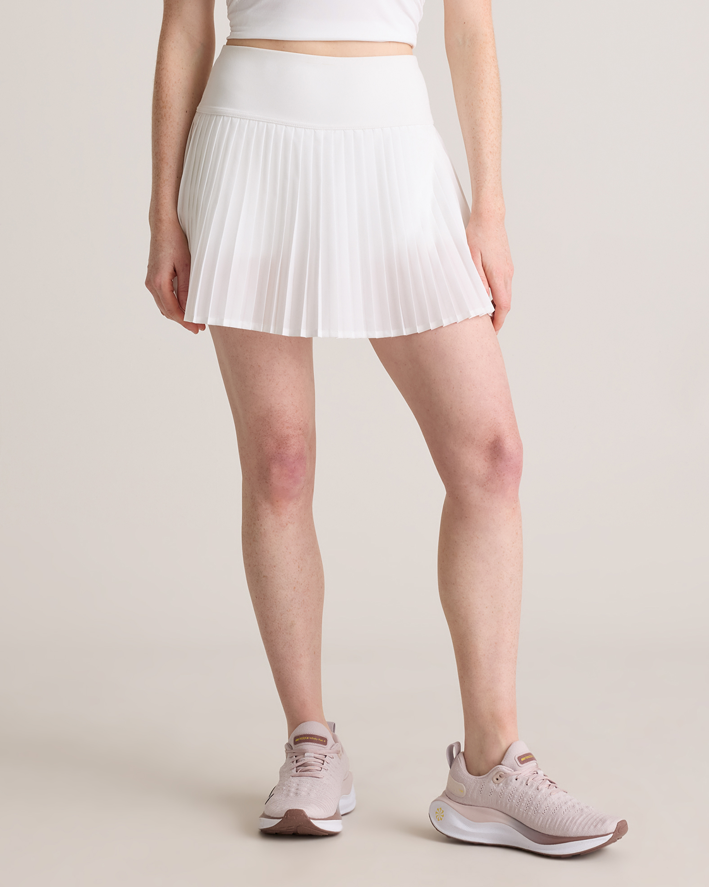 Quince Women's Court Sport Pleated Tennis Skirt In Classic White
