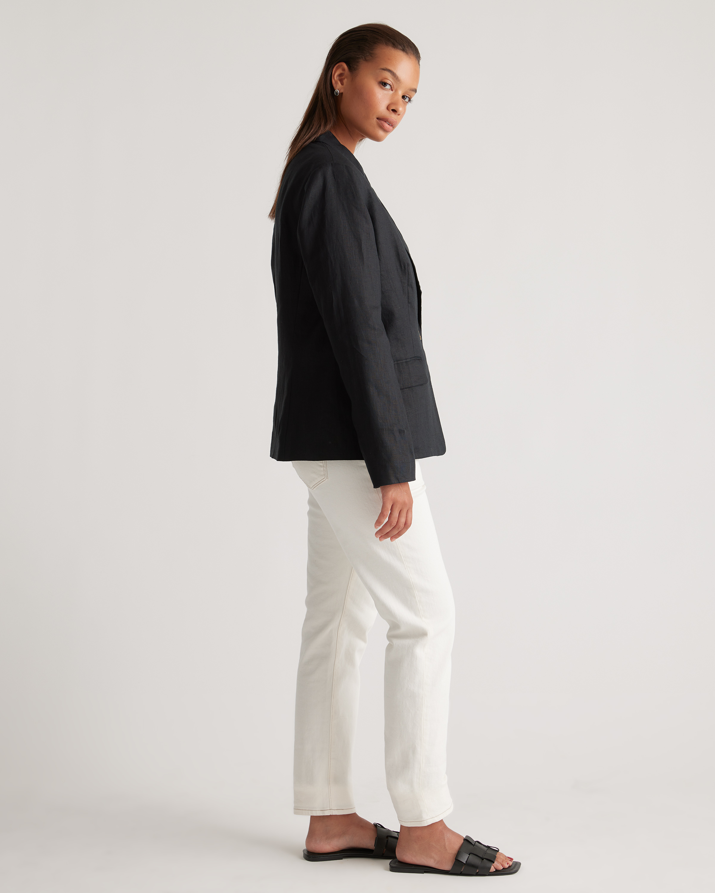 Women's 100% European Linen Blazer