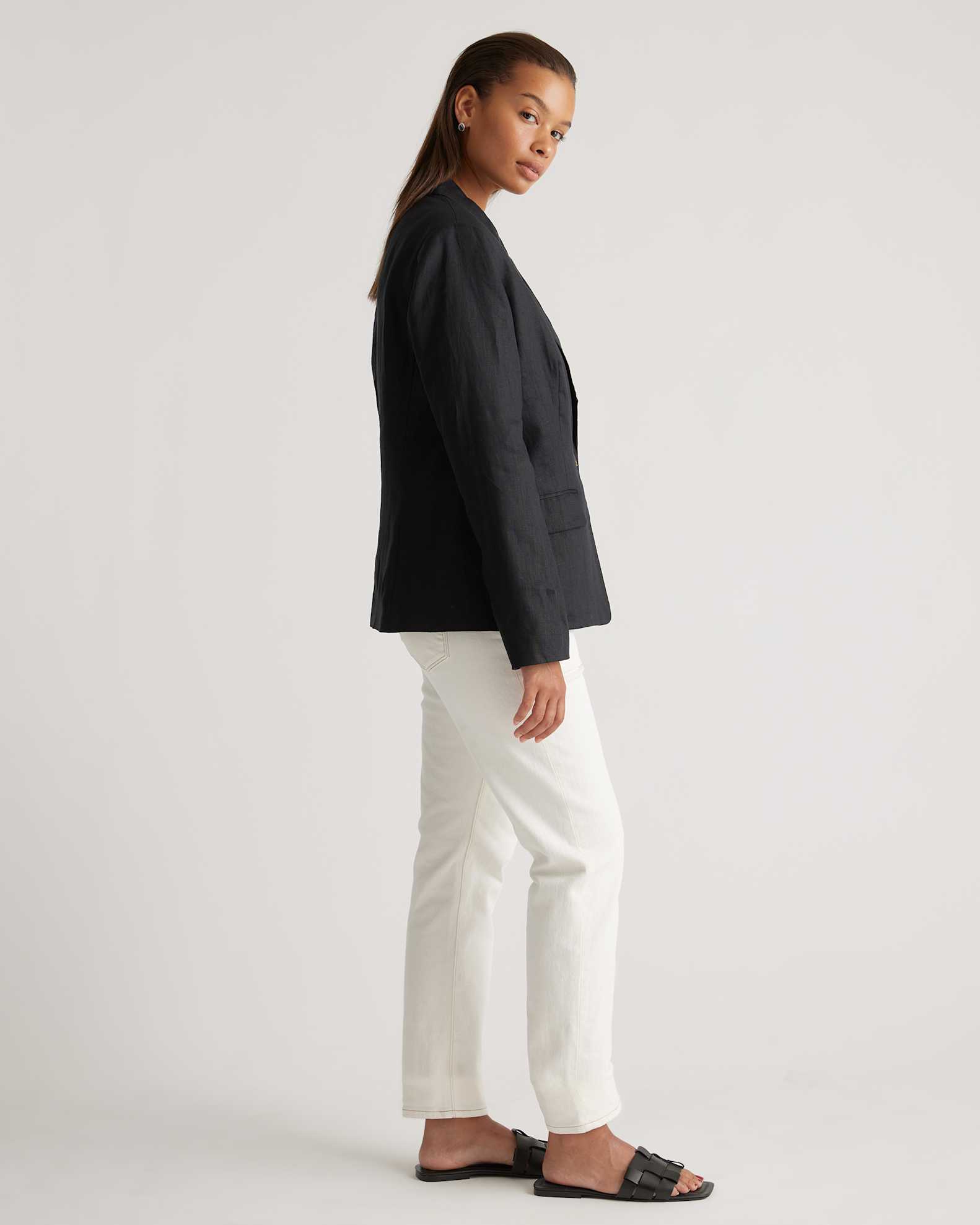 Women's 100% European Linen Blazer