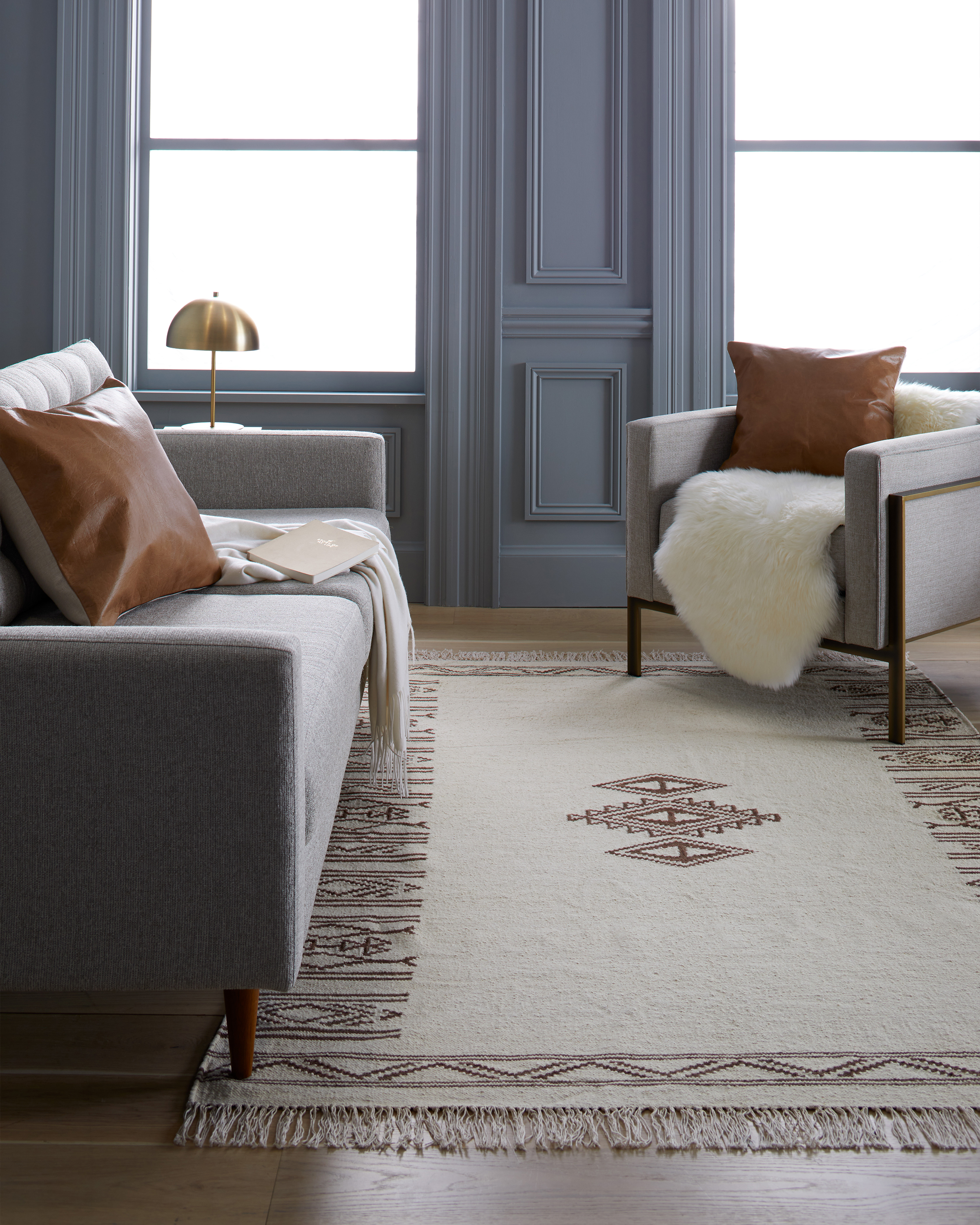 Remi Wool Kilim - Thumbnail 4