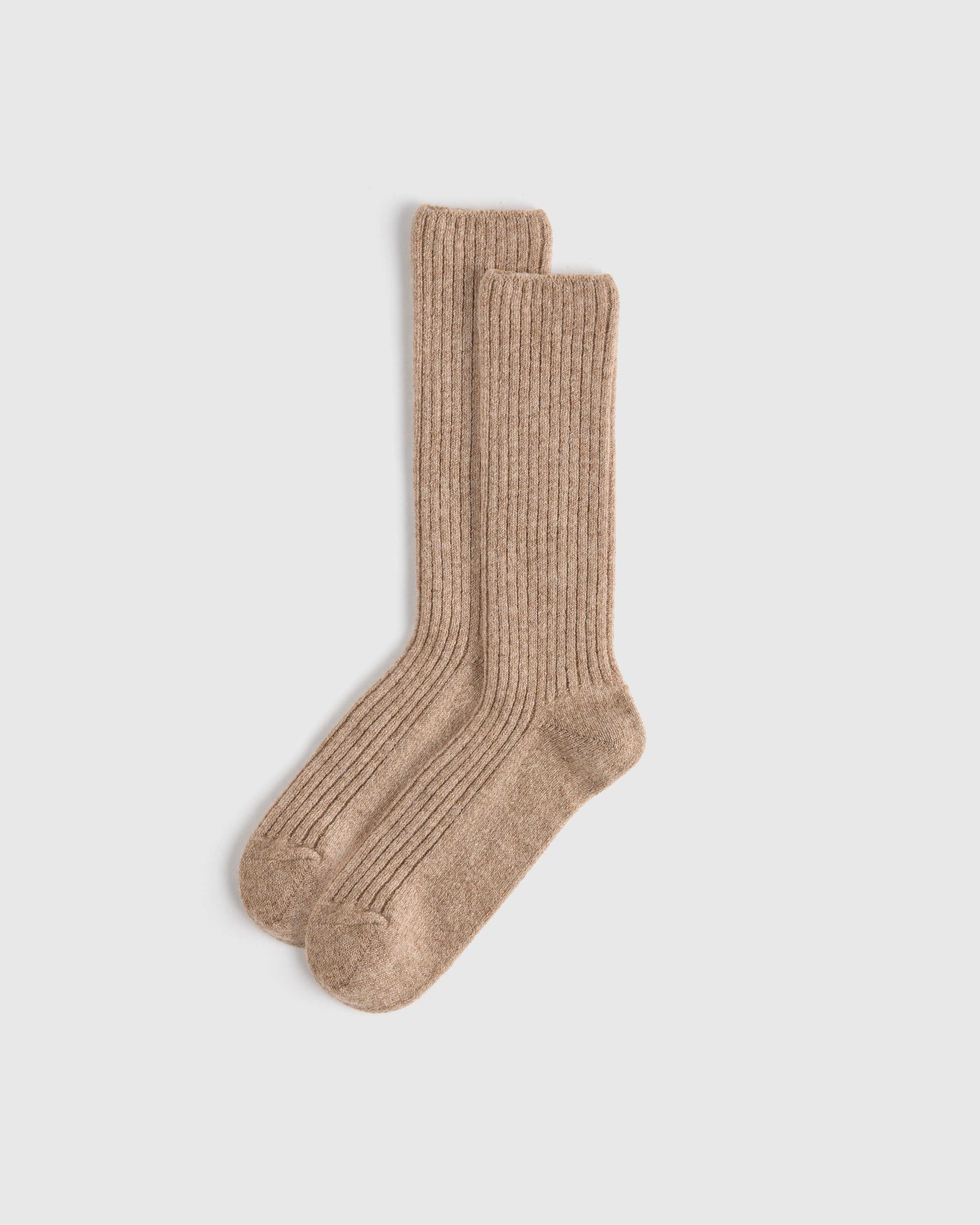 Oatmeal Cashmere Trouser Sock