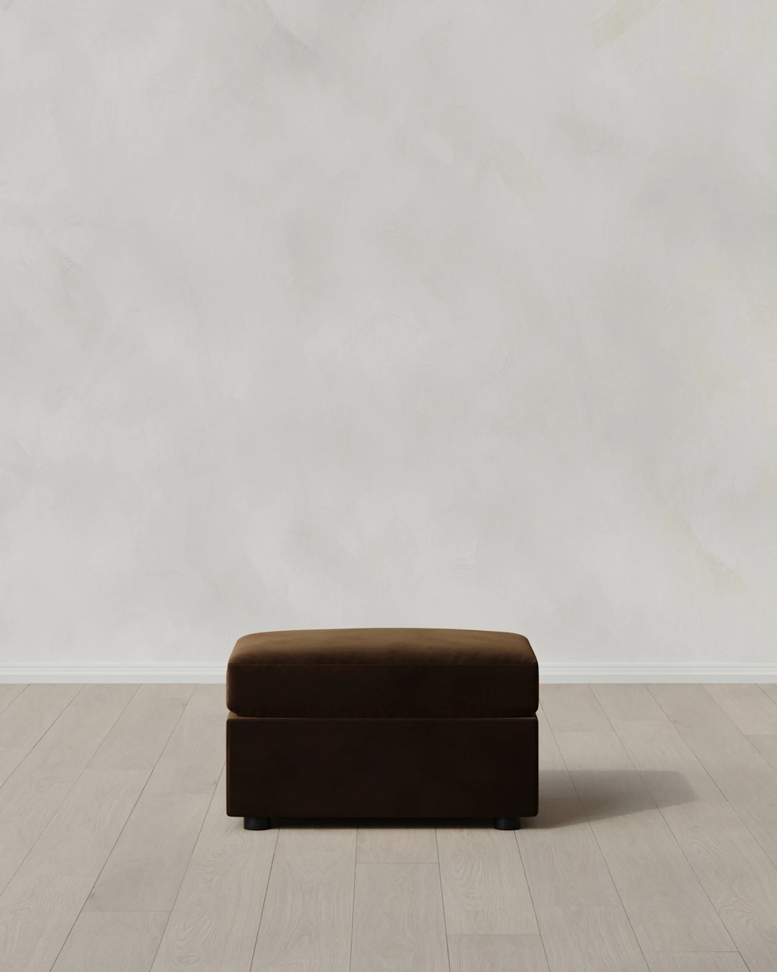 Brennan Performance Velvet Ottoman