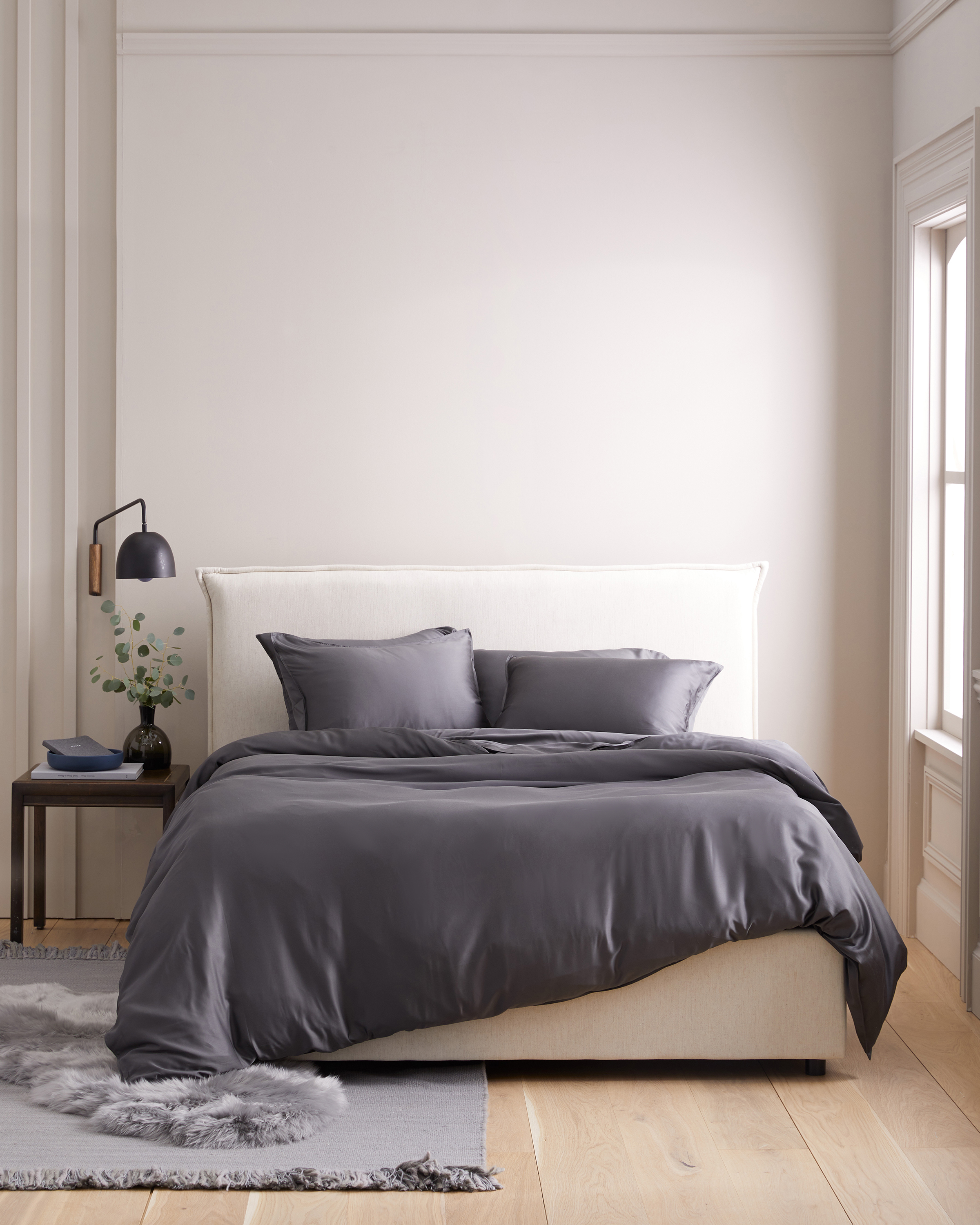 Charcoal Bamboo Deluxe Bedding Bundle