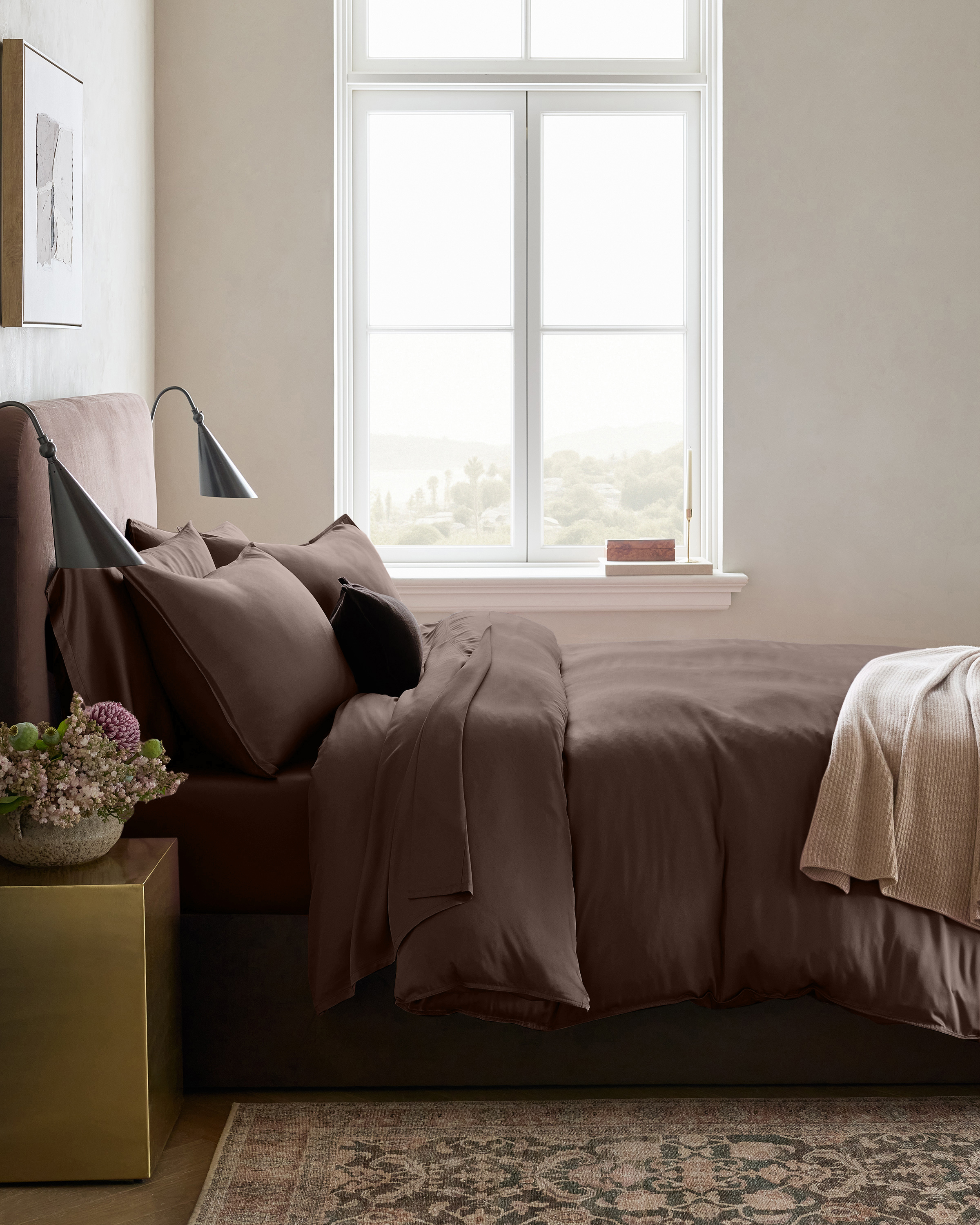 Espresso Bamboo Duvet Cover