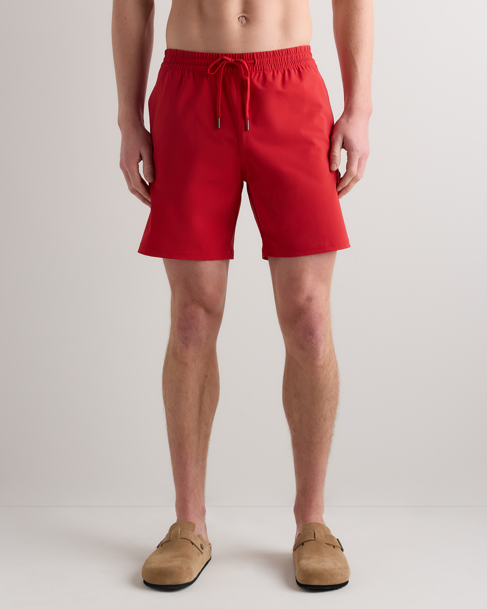 Crimson Italian Swim Trunks
