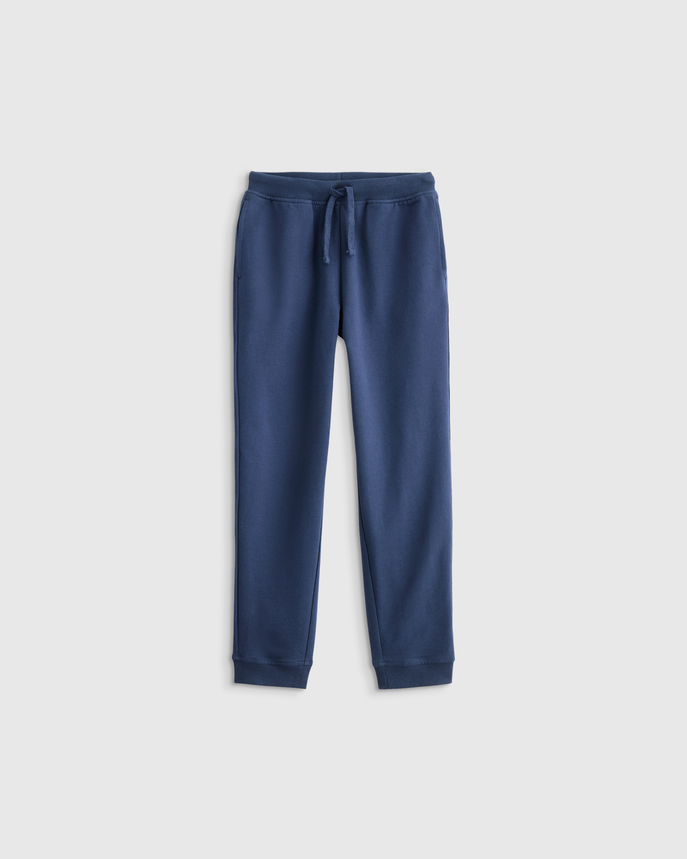 Navy Organic Cotton French Terry Joggers 