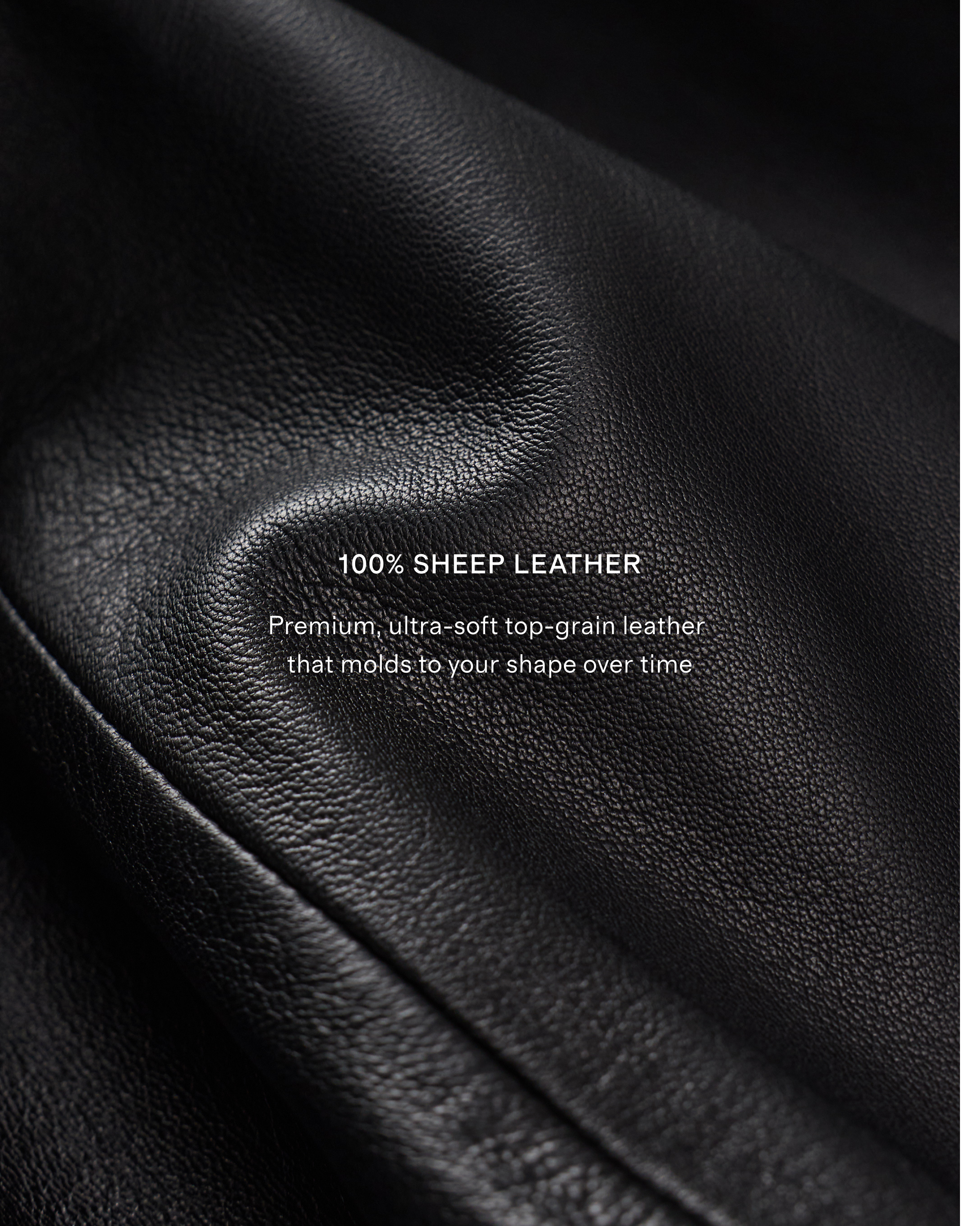 100% Leather Harrington Jacket