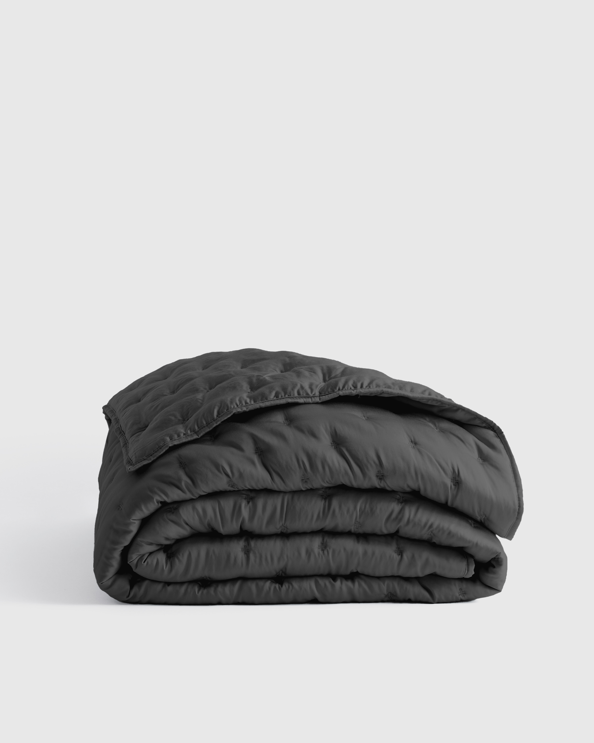 Bamboo Dream Quilt, Charcoal, King/Cal King