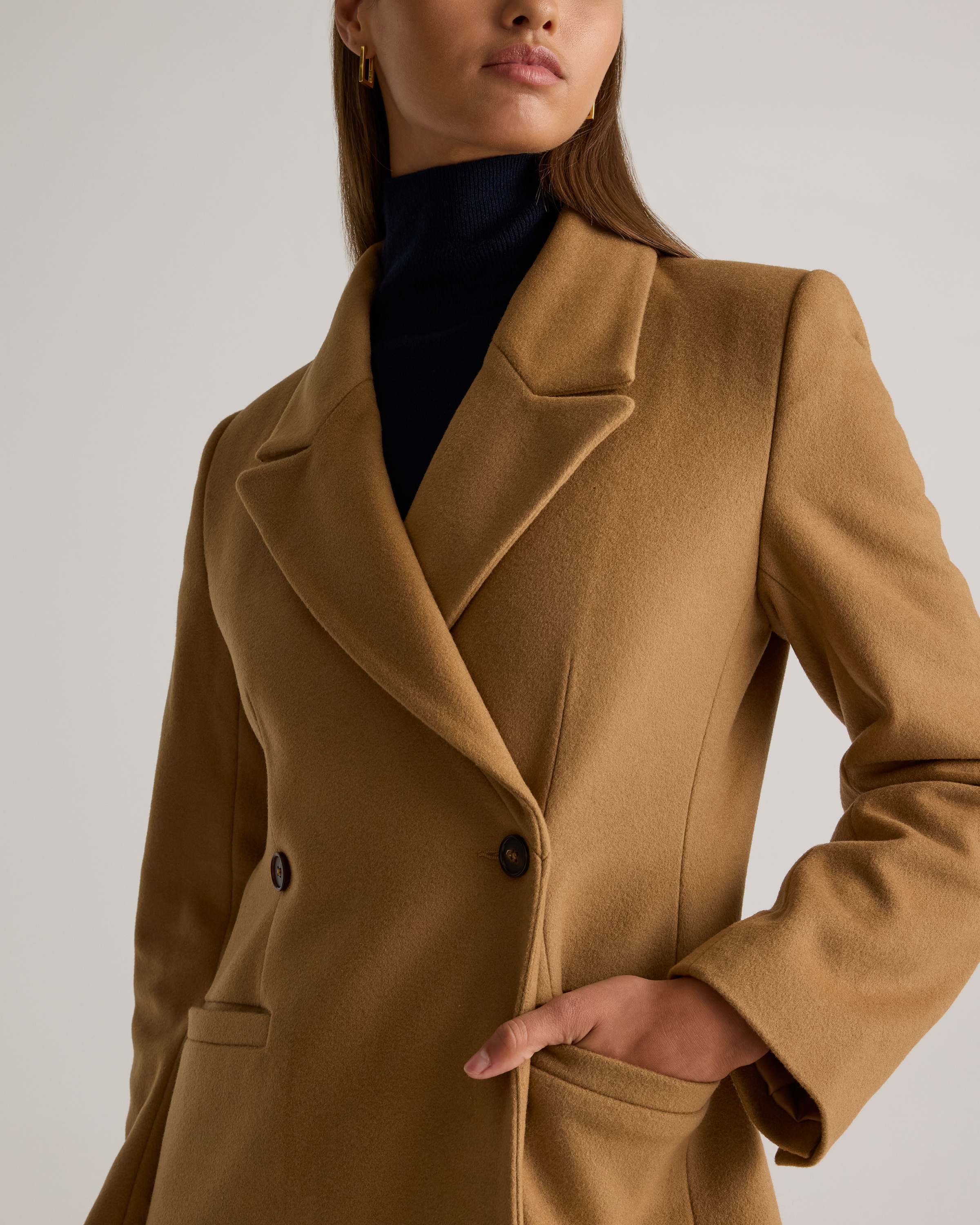 Italian Wool Tailored Coat