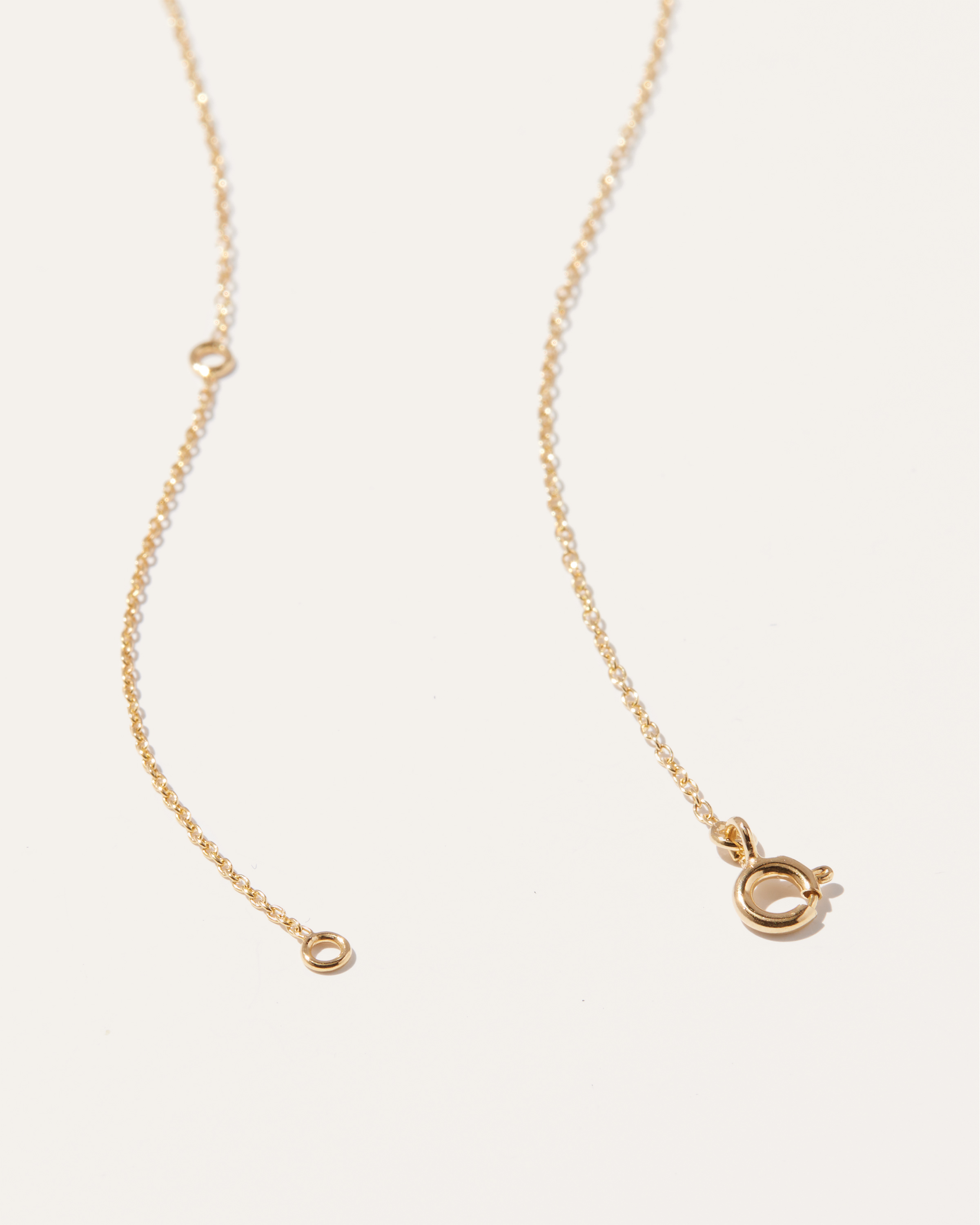 14K Gold East West Emerald Baguette Bar Necklace