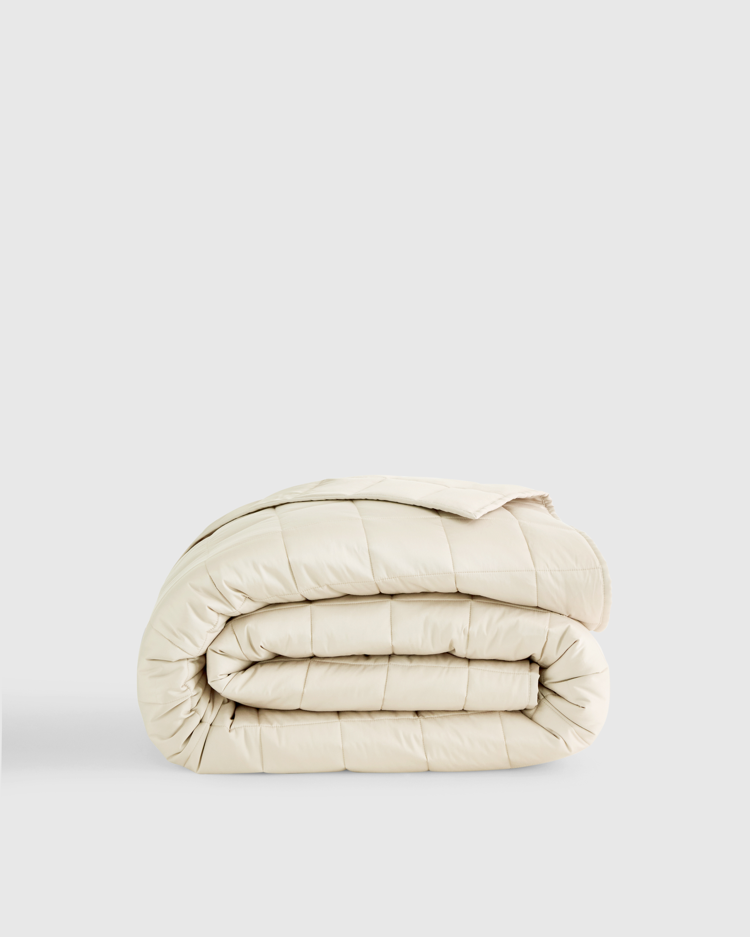 Bamboo Box Quilt, King/Cal King, Ivory