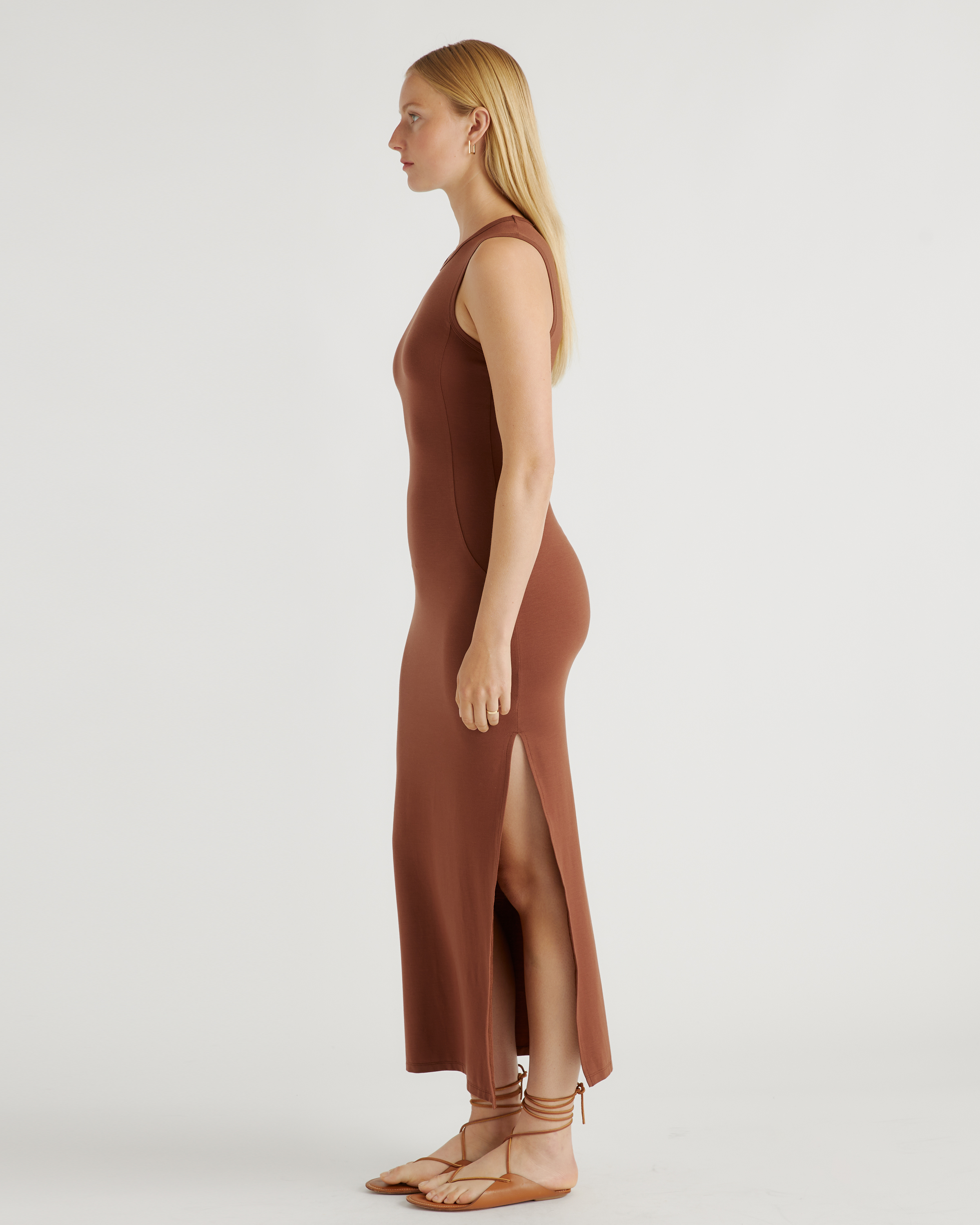 love bonito brown dress Mocha Spaghetti Strap cf-size-8xl My Height is:Petite (5'1