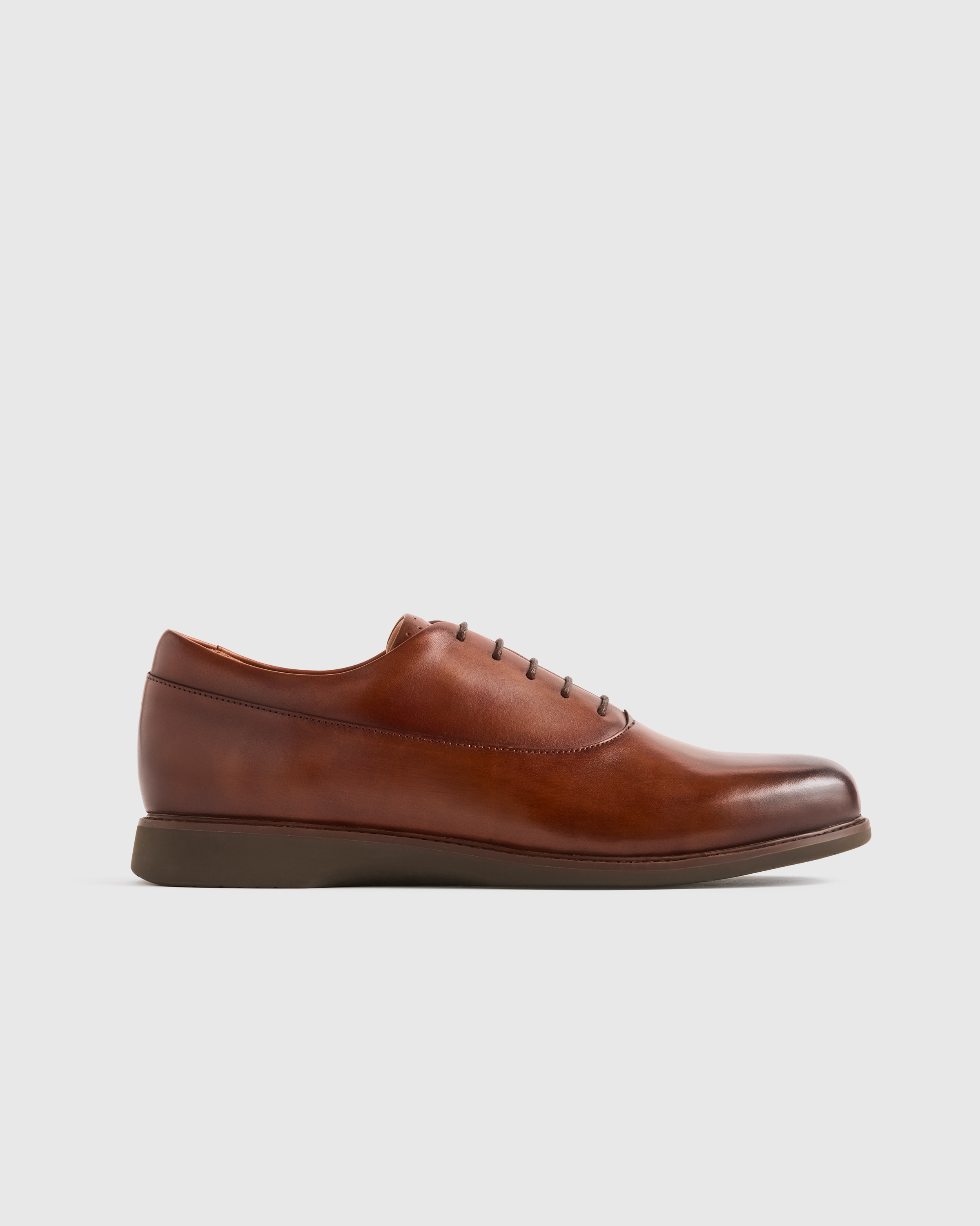 Brandy Hybrid Crafted Leather Oxford
