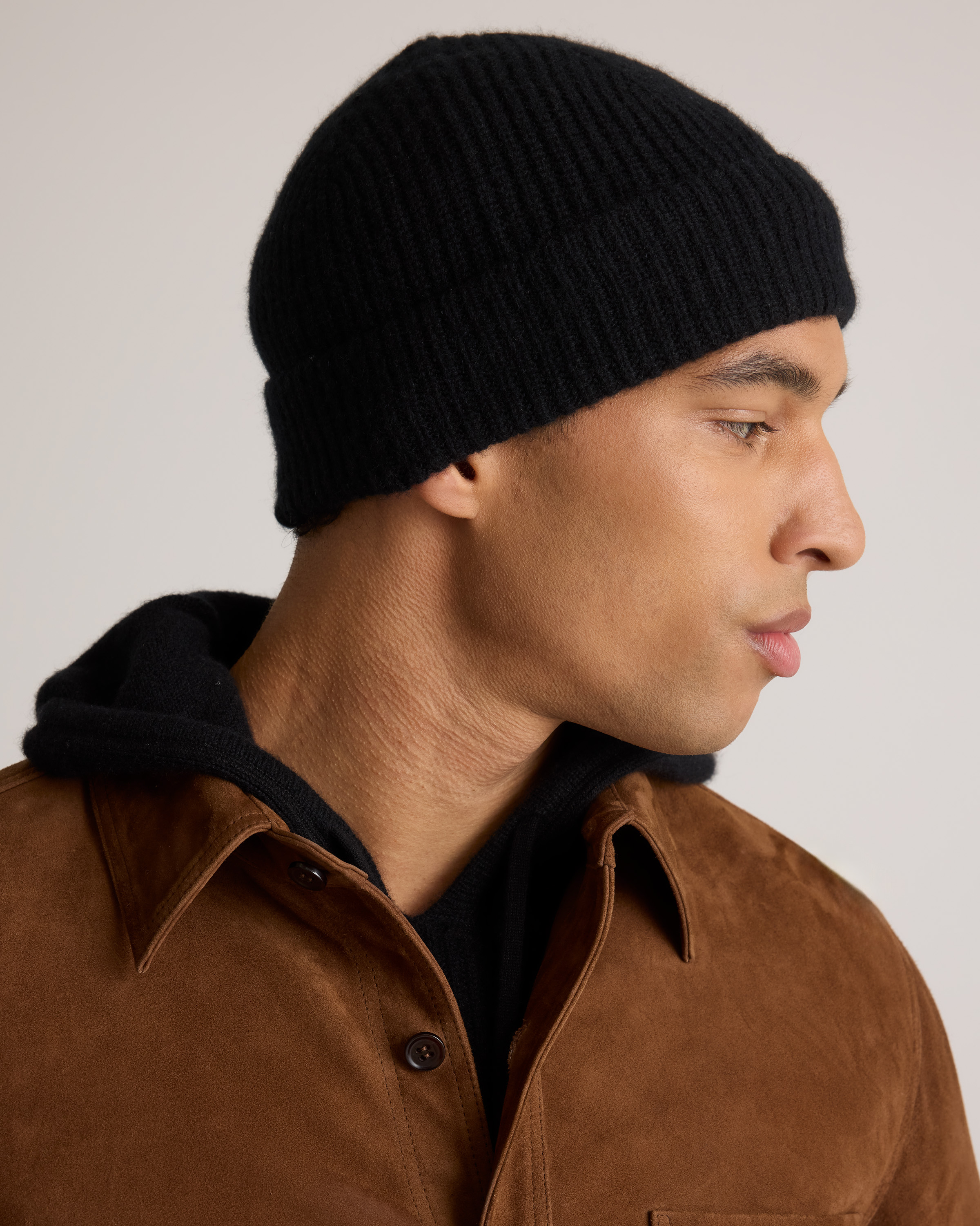 Autumn Cashmere Black Beanie $_57.JPG?set_id=880000500F main image 2