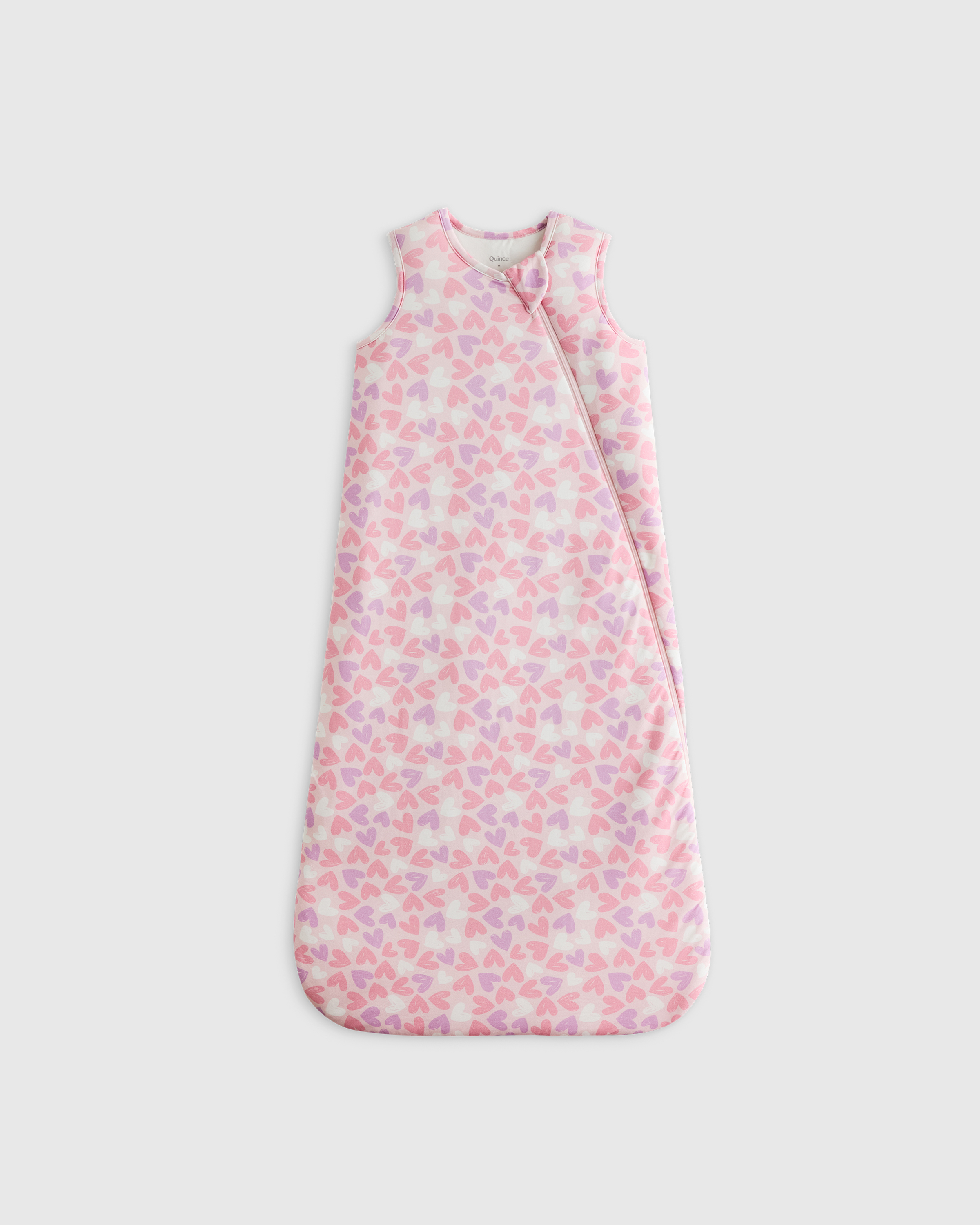 Lavender Hearts Bamboo Sleep Bag 2.5 TOG