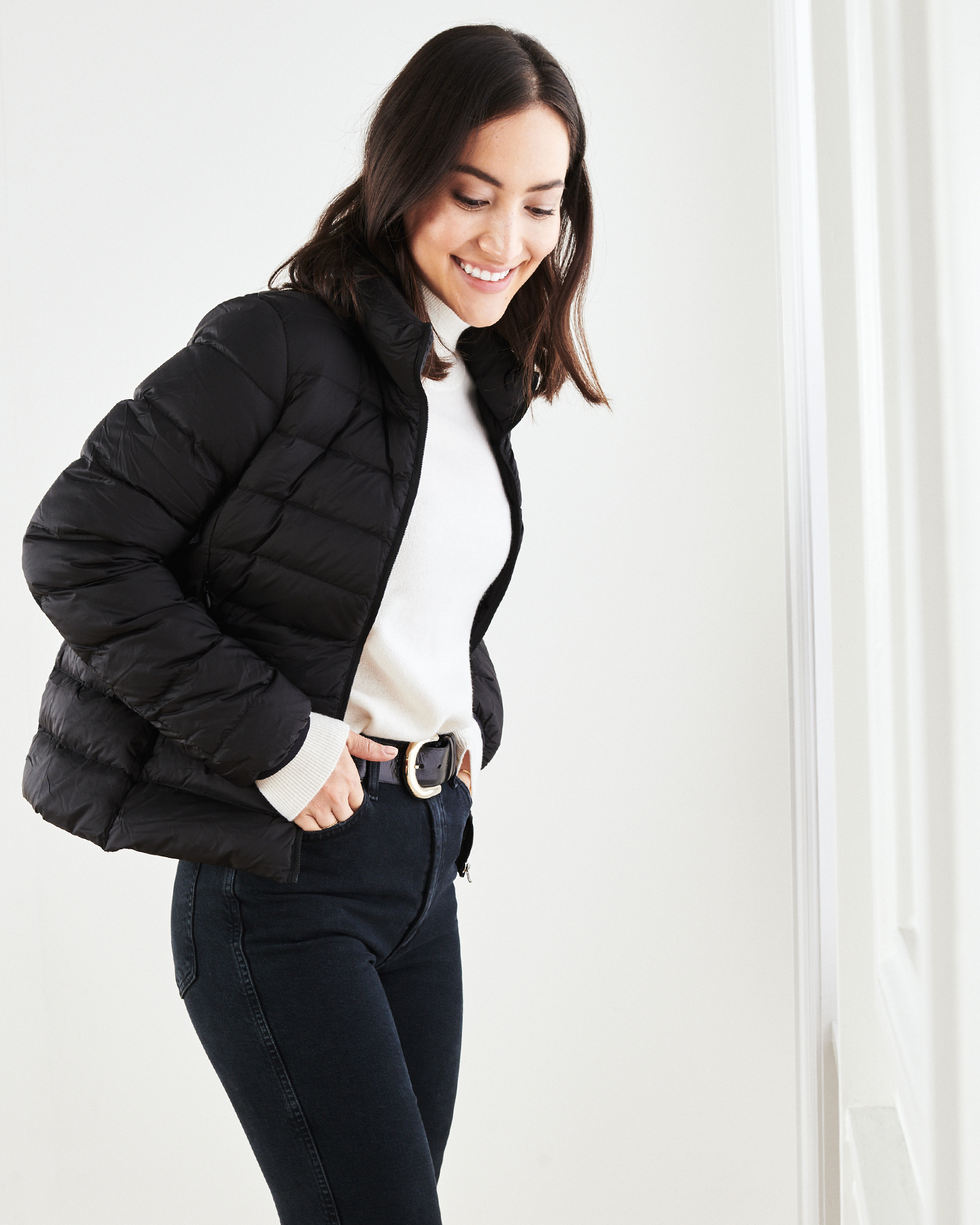 QUINCE W-JKT-10-BLK 1889