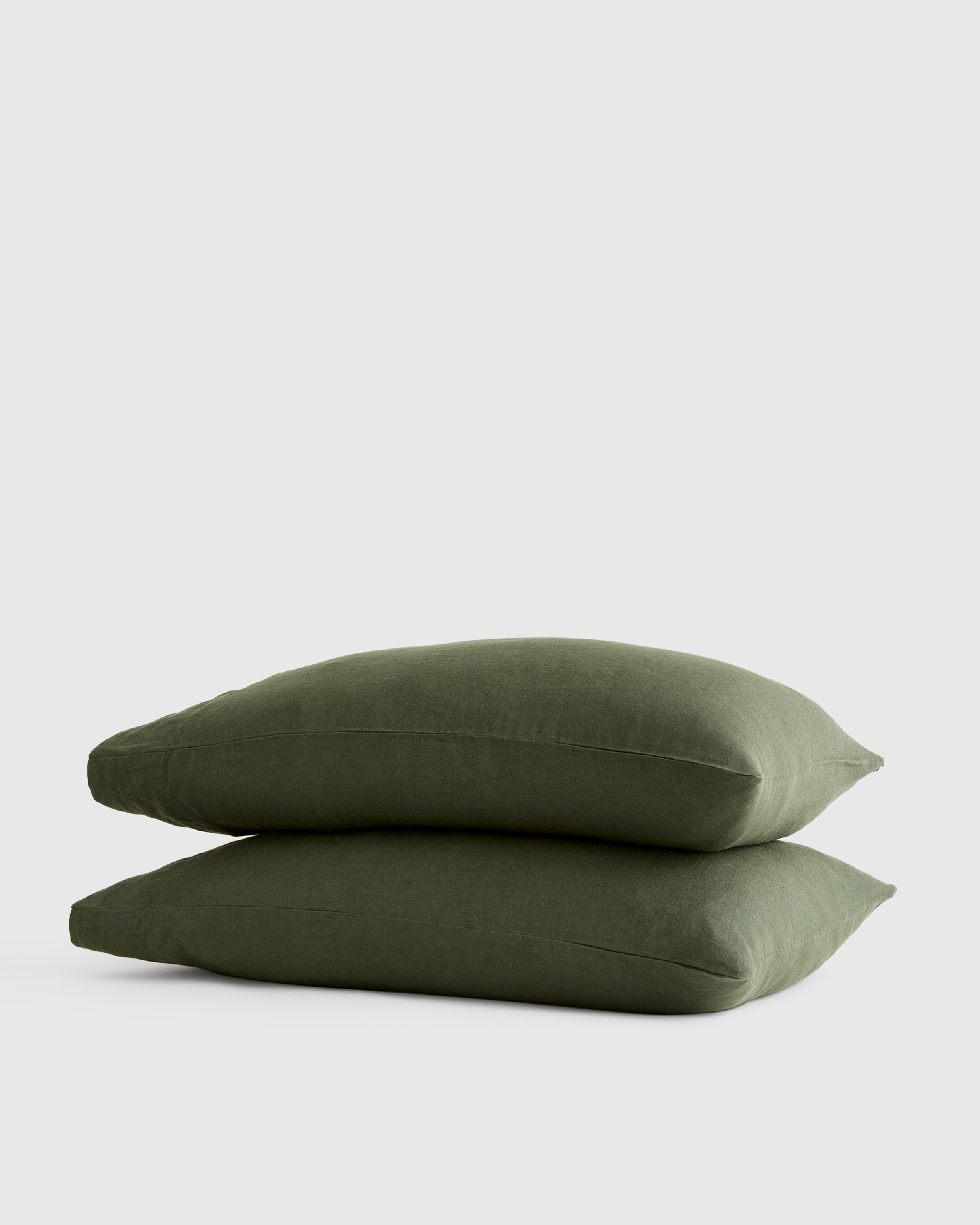 Pine European Linen Pillowcase Set