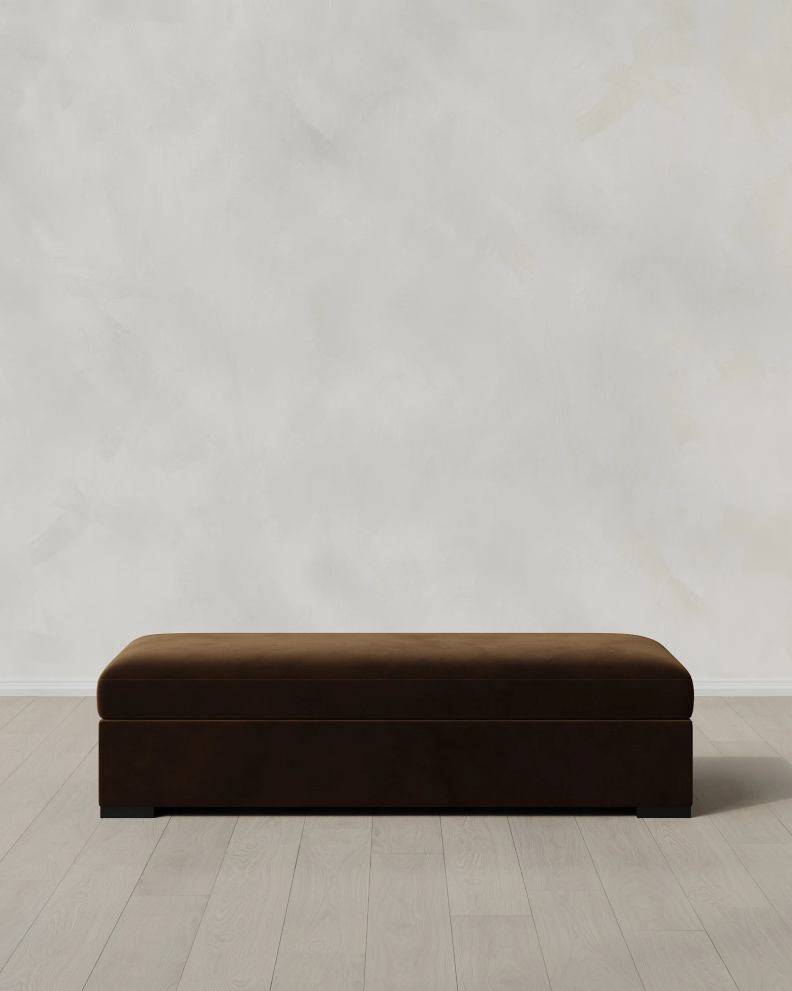 Stillman Coffee Ottoman in Performance Velvet