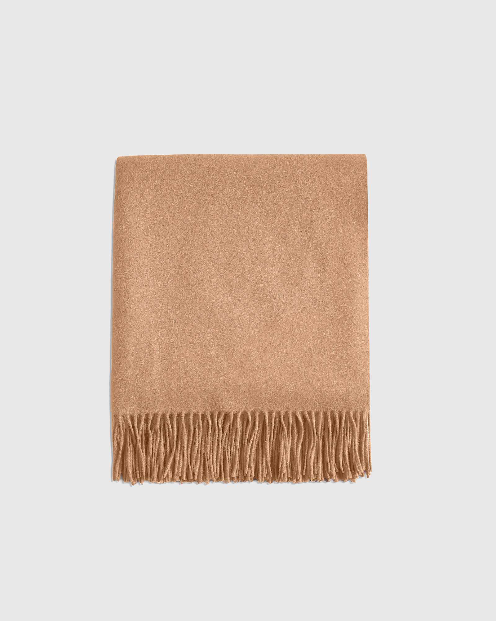 Cashmere Throw | Quince in Camel