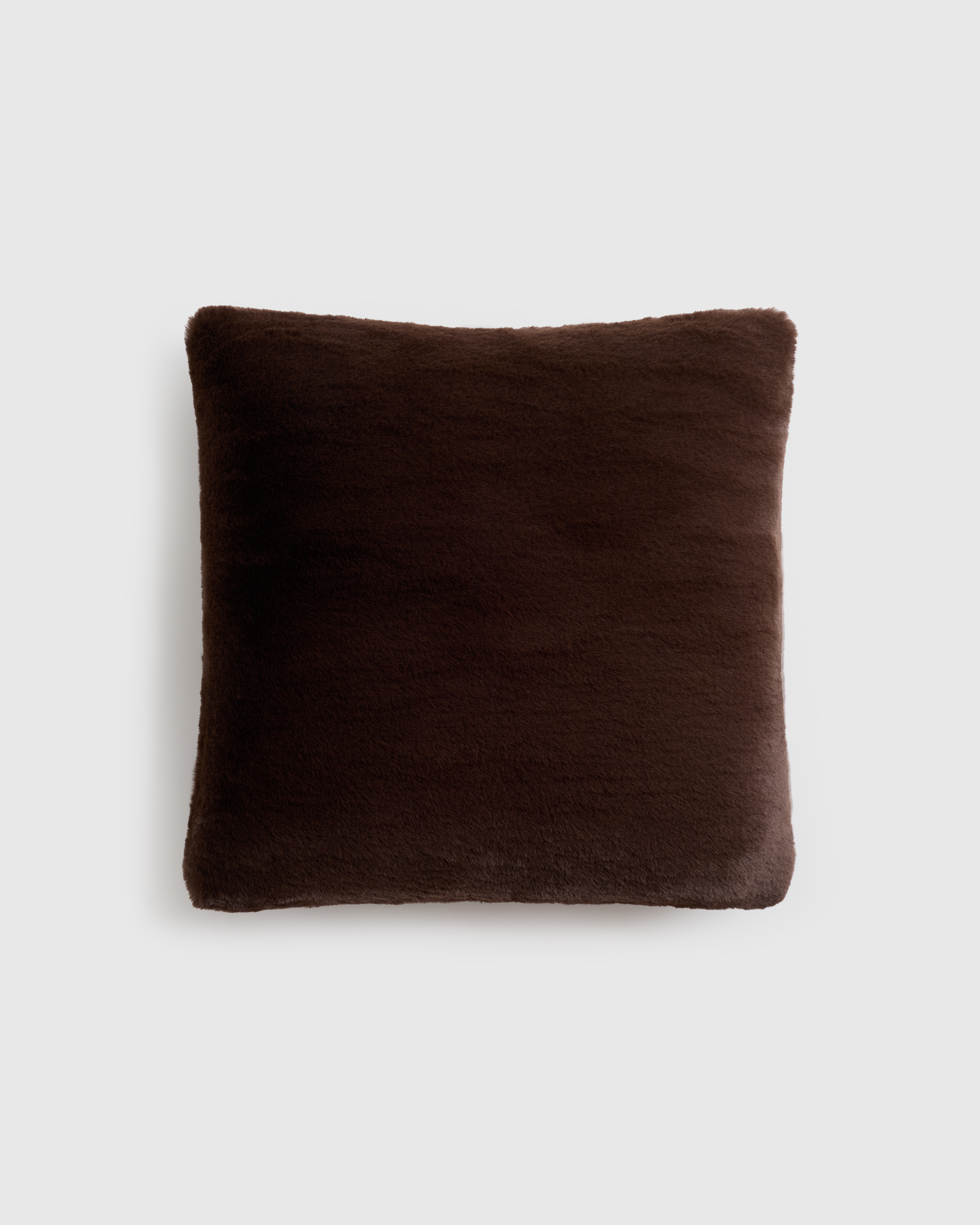 Espresso Luxury Faux Fur Pillow Cover